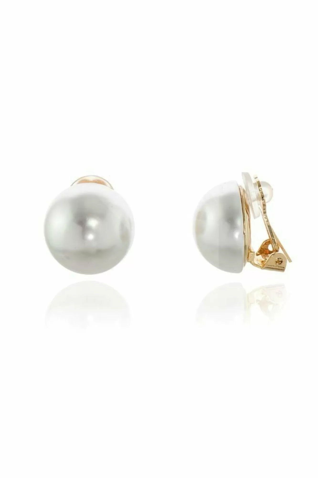 Jewellery^Cachet London Bibi 18Mm Clip Earrings White