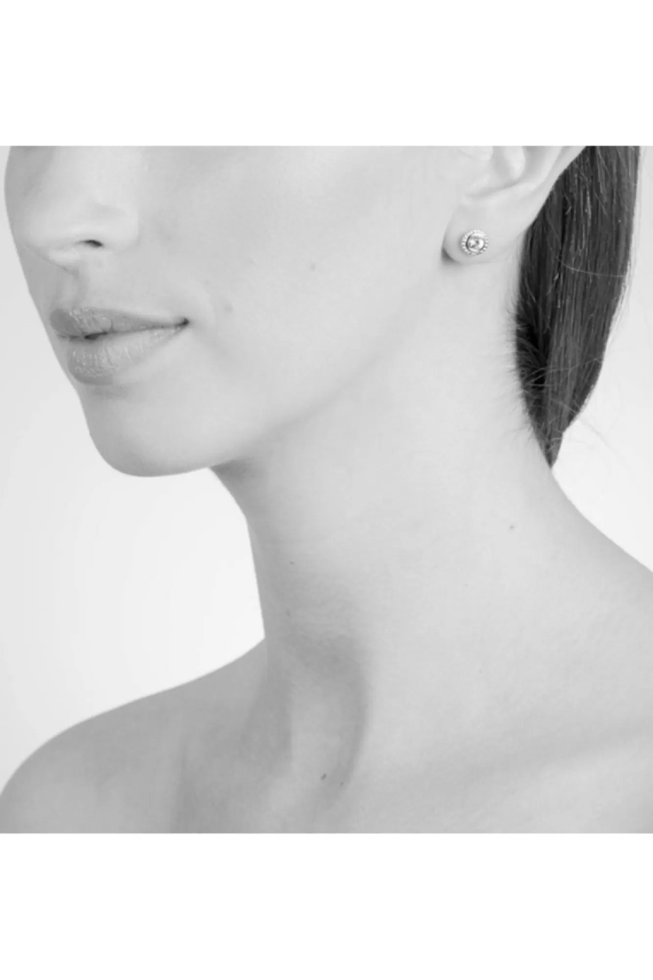 Jewellery^Cachet London Bree Solitaire Earrings Platinum Plated Silver