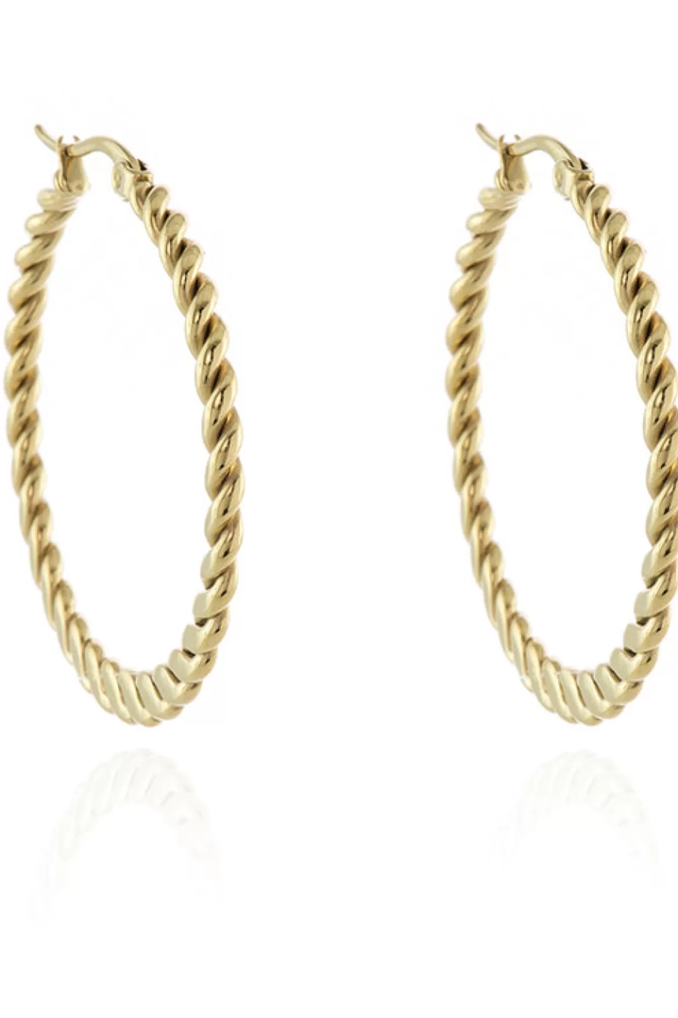 Jewellery^Cachet London Cachet Abital Hoop Earrings Plated In Gold