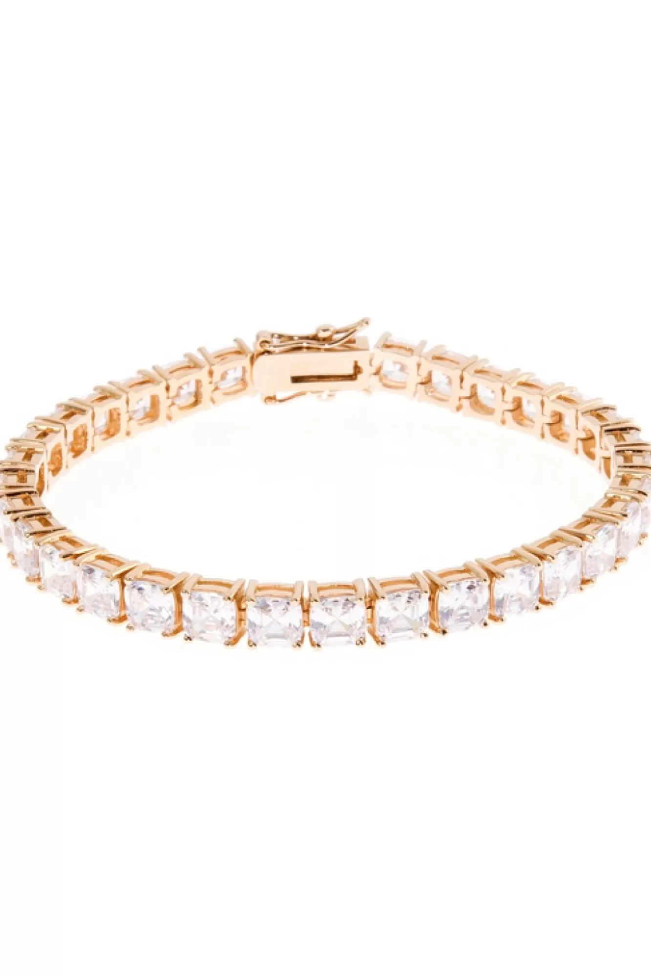 Jewellery^Cachet London Cachet Adele Tennis Bracelet Cz Plated Gold