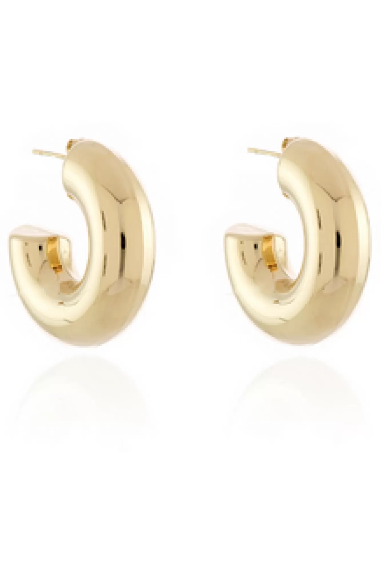 Jewellery^Cachet London Cachet Deliz Hoop Earrings Plated In Gold
