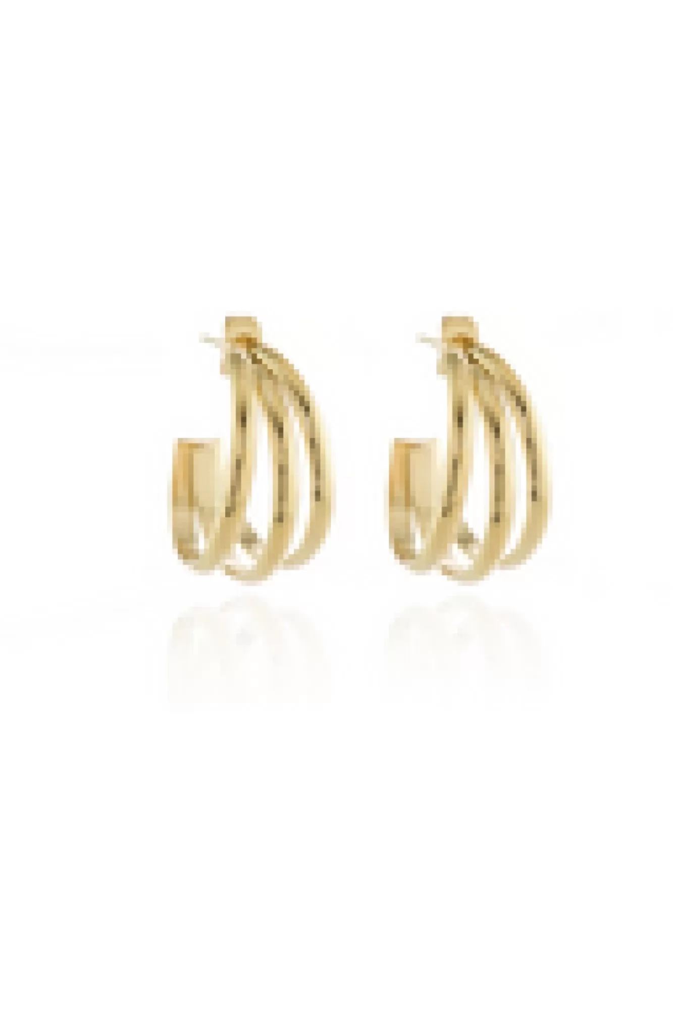 Jewellery^Cachet London Cachet Gabby Hoop Earrings Plated In Gold