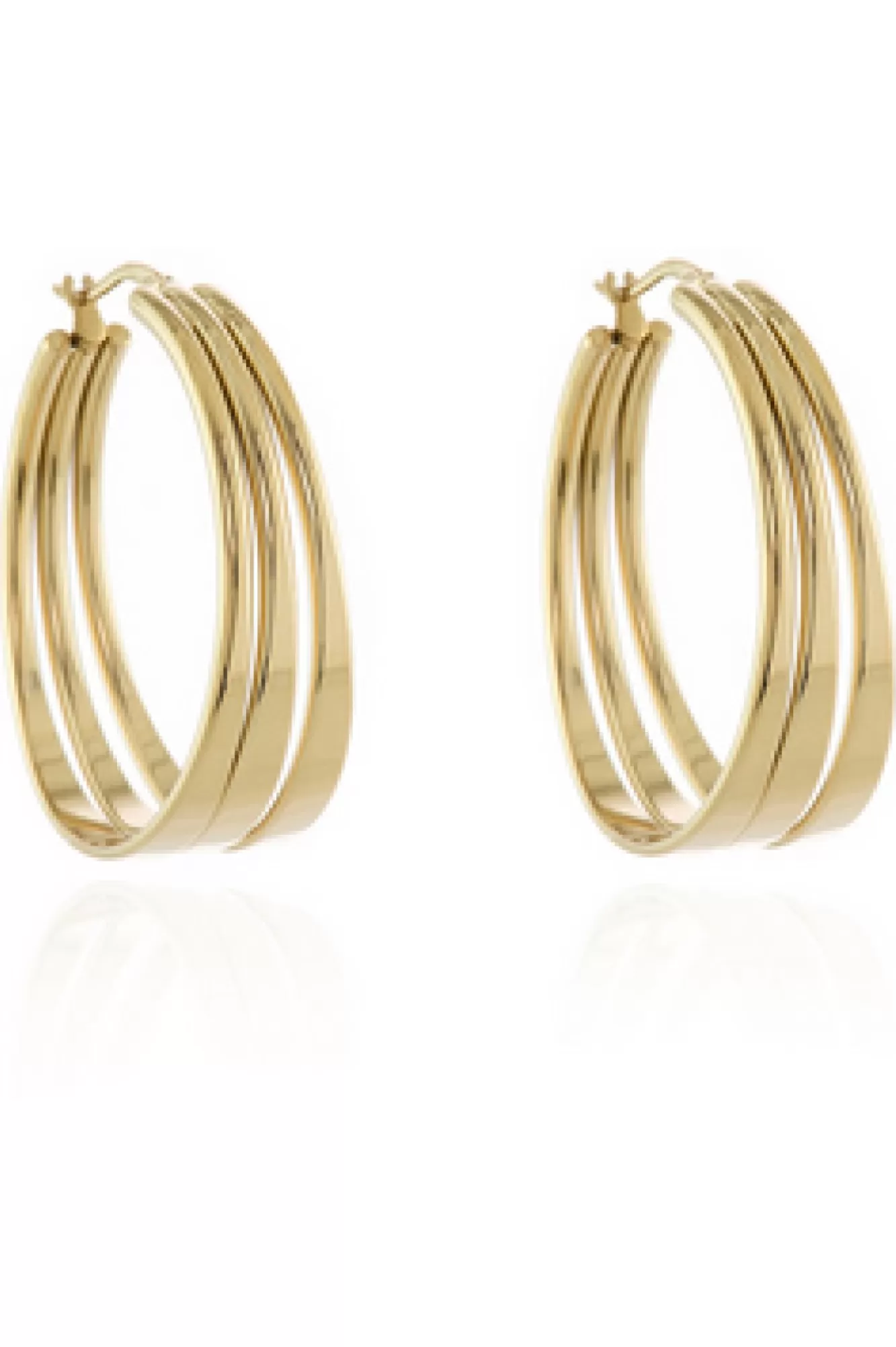 Jewellery^Cachet London Cachet Kala Hoop Earrings Plated In Gold