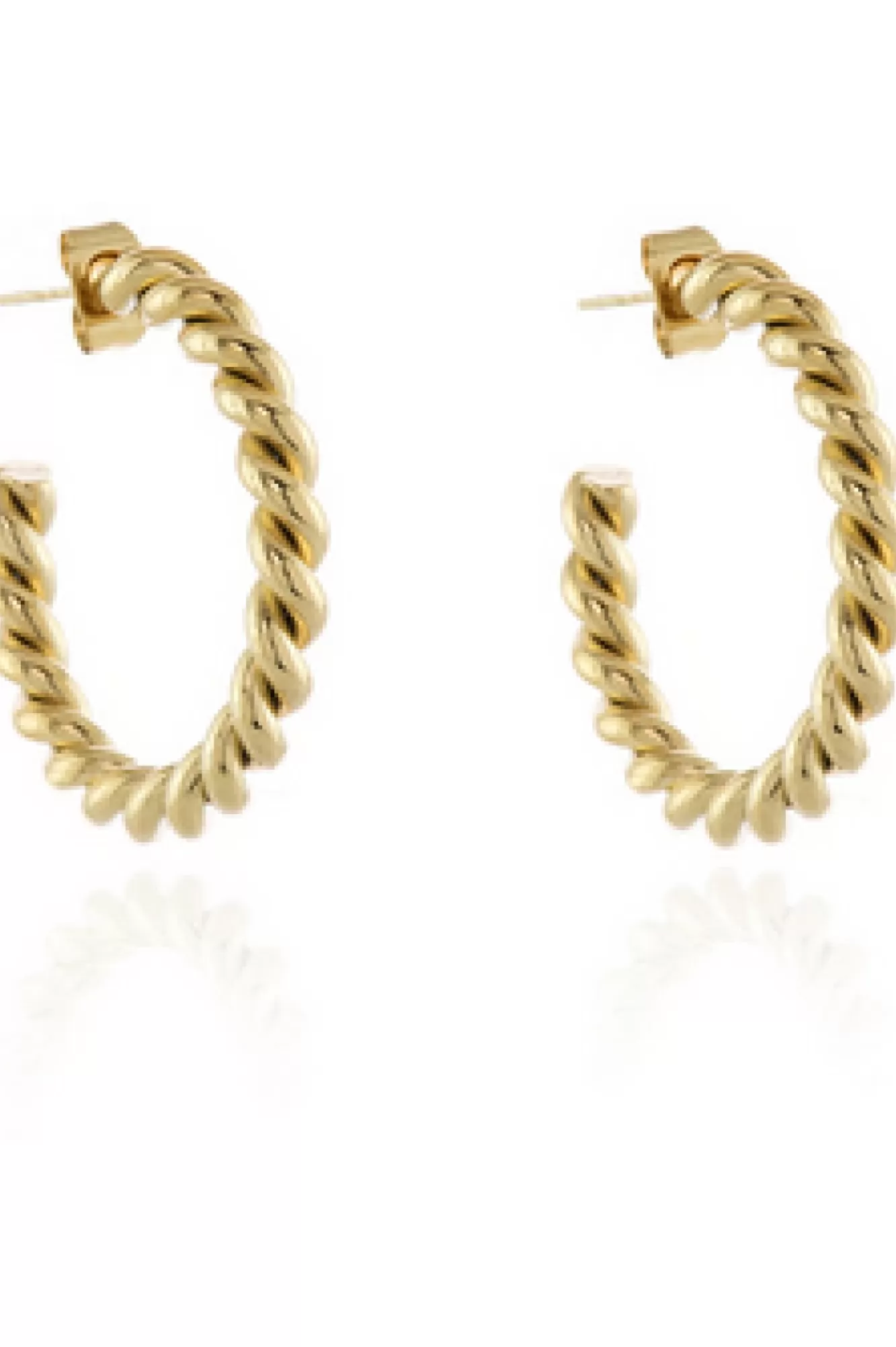 Jewellery^Cachet London Cachet Melia Hoop Earrings Plated In Gold