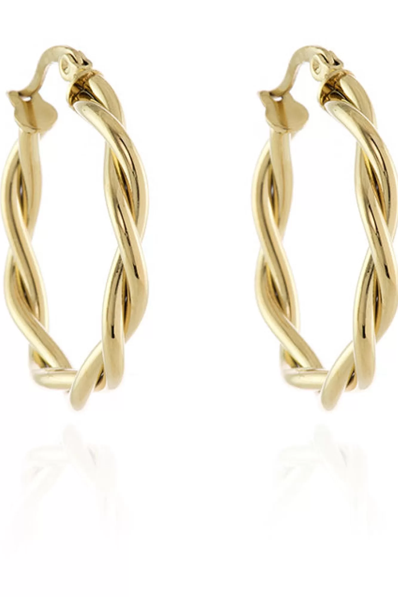 Jewellery^Cachet London Cachet Olena Hoop Earrings Plated In Gold