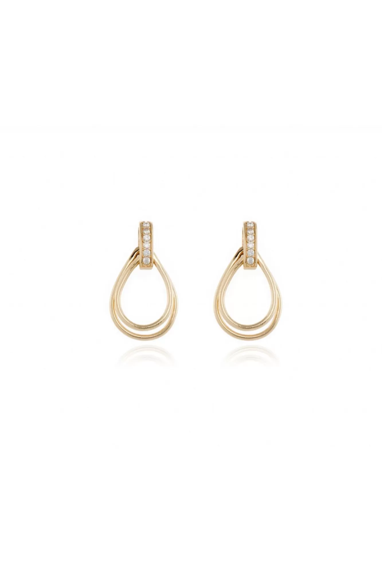 Jewellery^Cachet London Cachet Qiao Earrings 18Ct Plated Gold