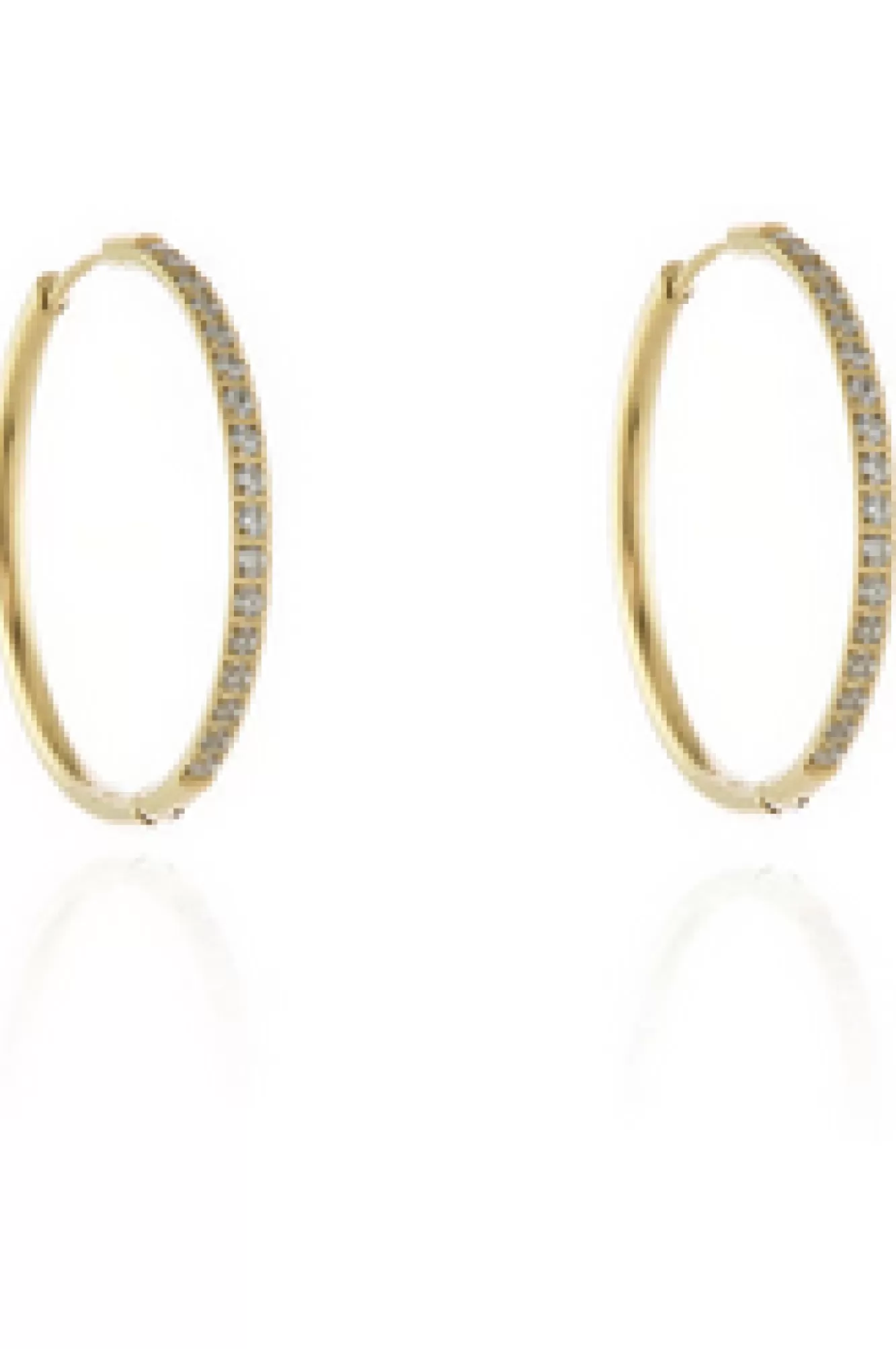 Jewellery^Cachet London Cachet Vice Hoop Earrings Plated In Gold