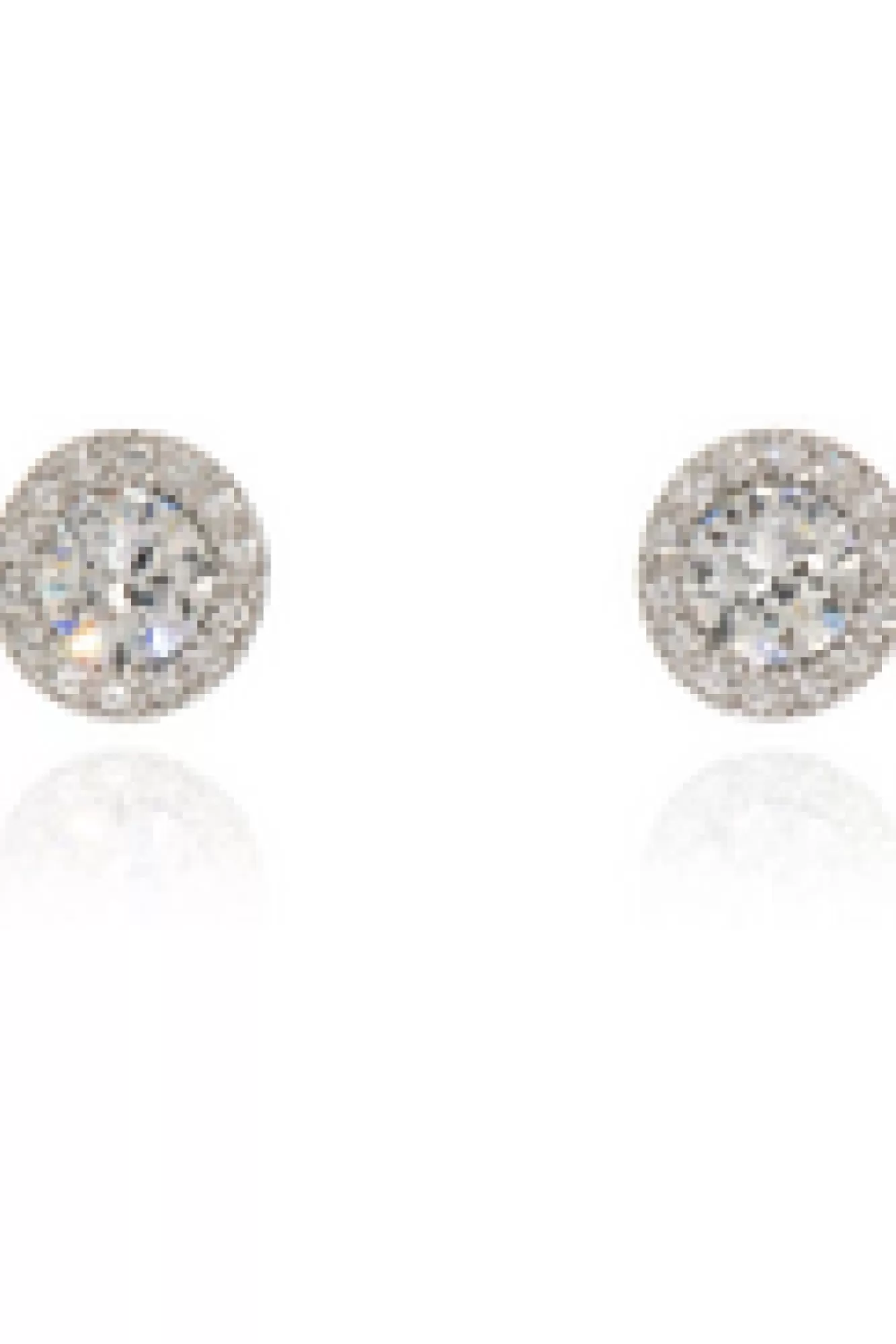 Jewellery^Cachet London Chickle Stud Earrings Platinum Plated Silver