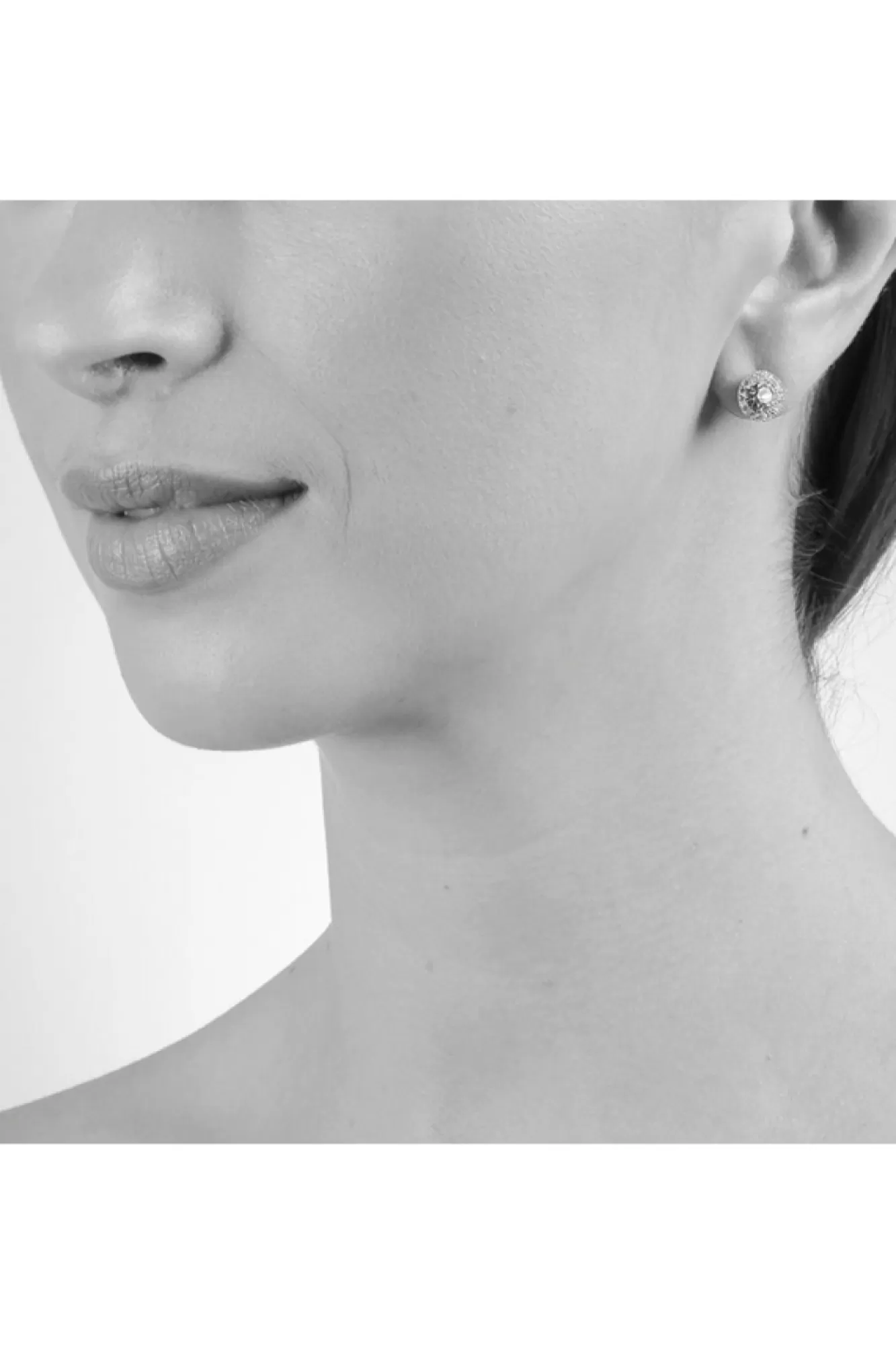 Jewellery^Cachet London Chickle Stud Earrings Platinum Plated Silver