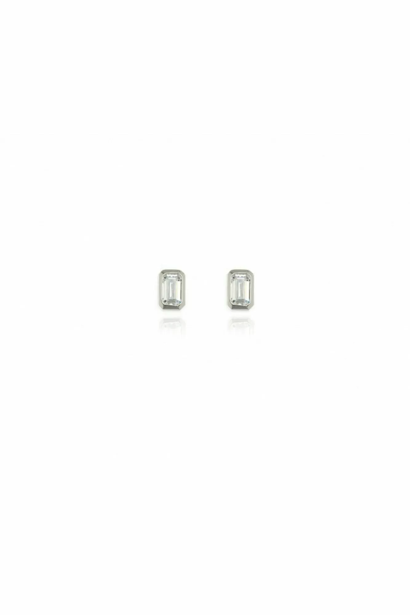 Jewellery^Cachet London Elin 0.7Cm Earrings Platinum