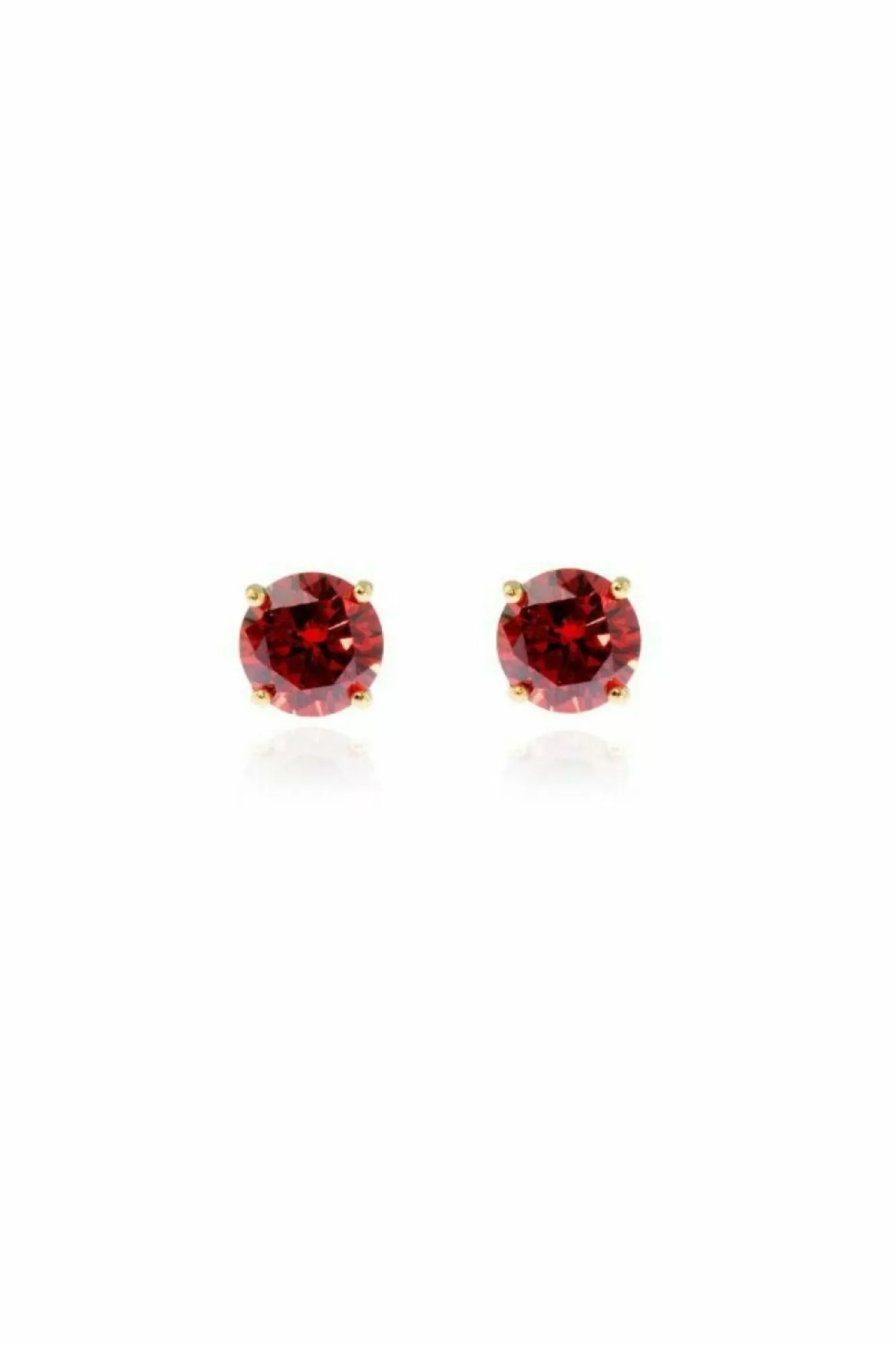 Jewellery^Cachet London Lana 6Mm Earrings With Cz Garnet