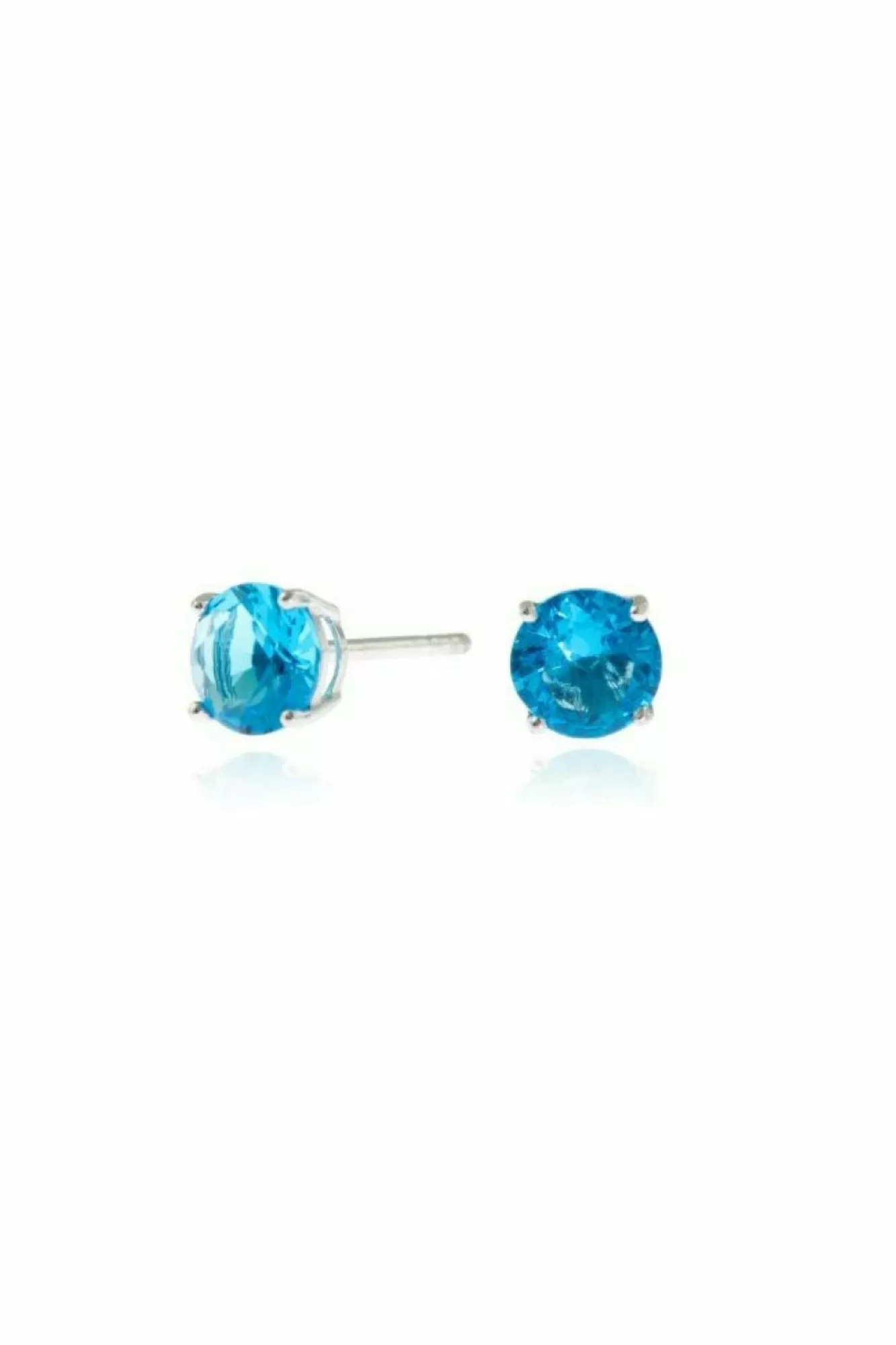 Jewellery^Cachet London Lana 6Mm Earrings With Cz Ocean Blue