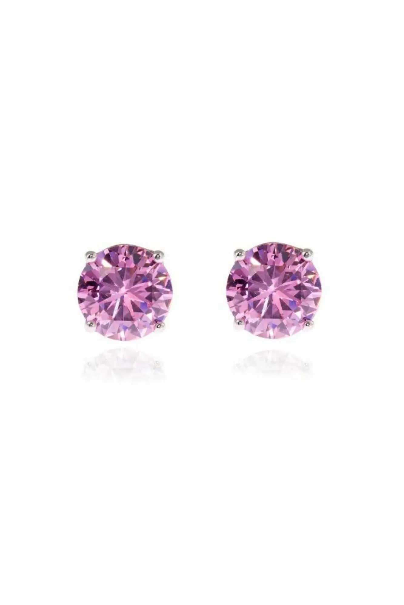 Jewellery^Cachet London Lana 8Mm Earrings With Cz Pink