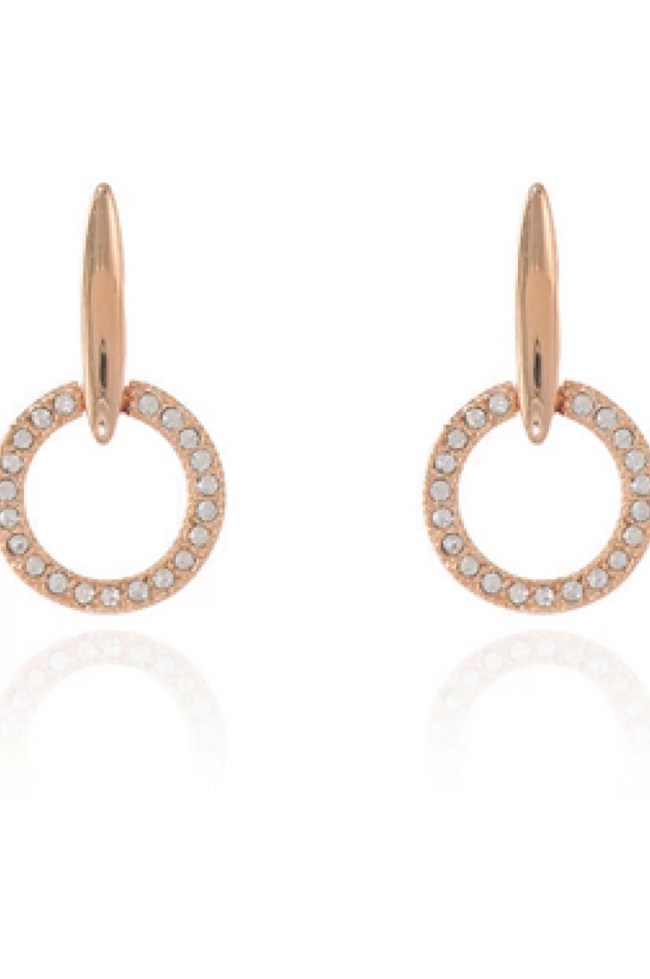 Jewellery^Cachet London Lara Drop Earrings 18Ct Rose Gold Plated Rosegold