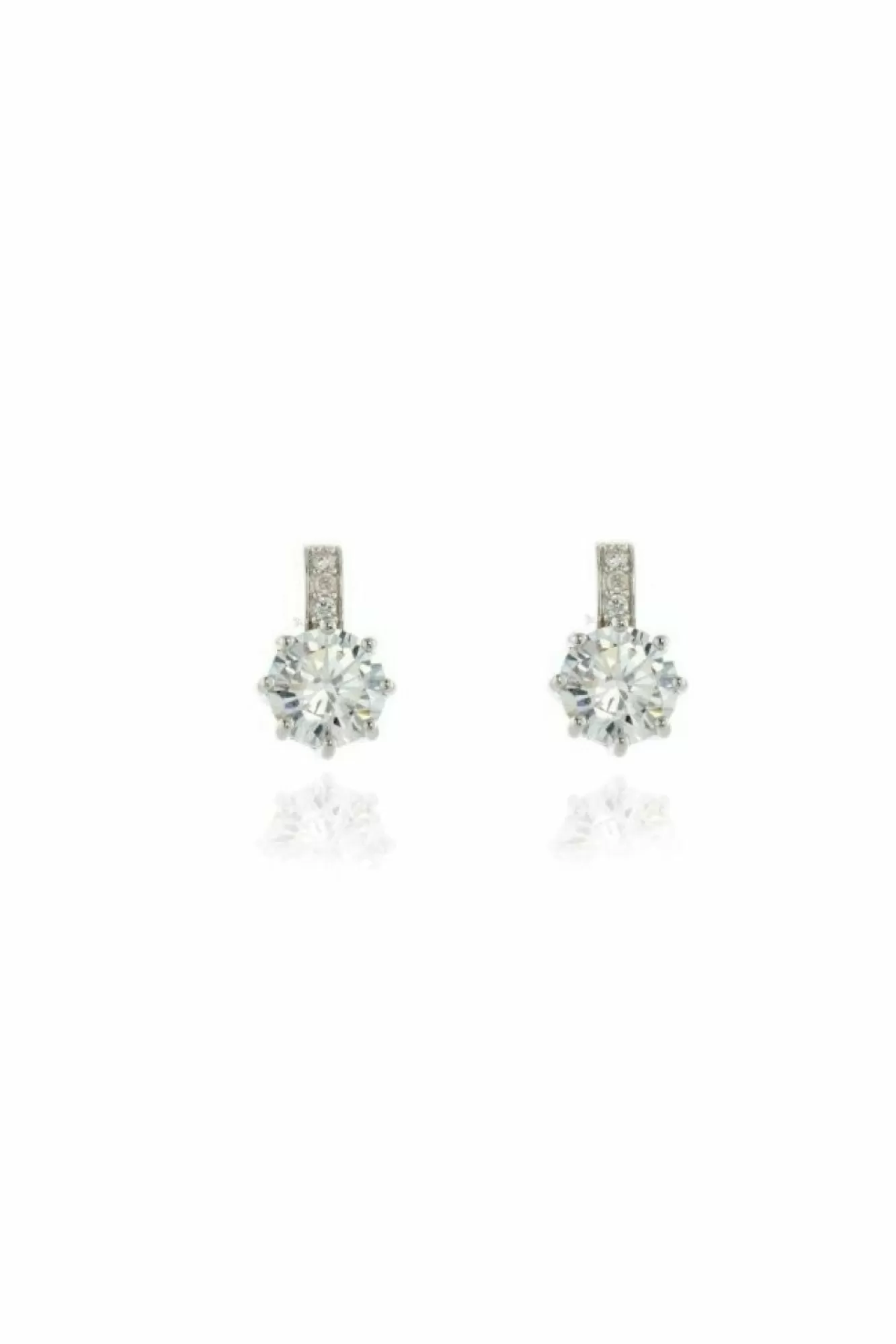 Jewellery^Cachet London Lark 1.5Cm Earrings Platinum
