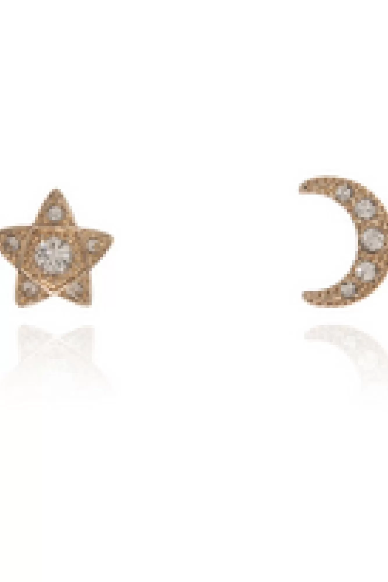 Jewellery^Cachet London Luna Star Earrings 18Ct Plated Gold
