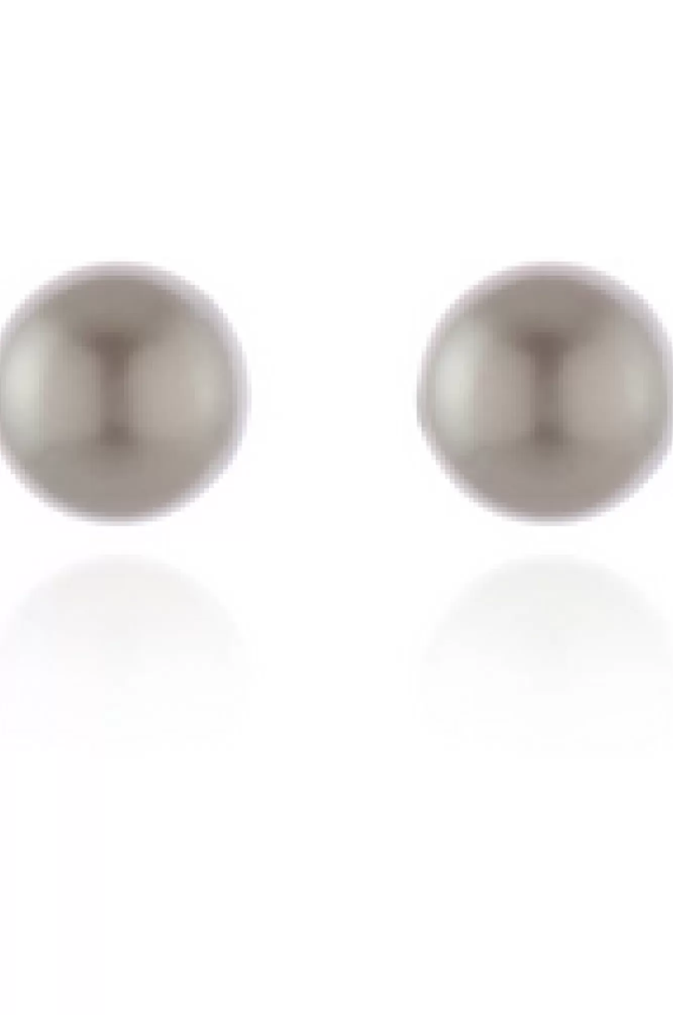 Jewellery^Cachet London Mac 10 Earrings Platinum Pearl White