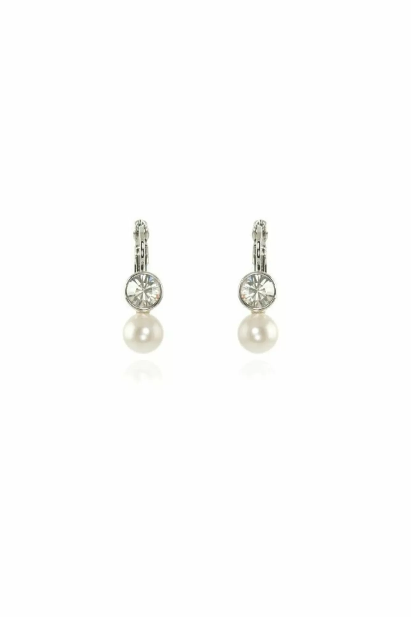 Jewellery^Cachet London Mimi Earrings Plated Leverback Platinum