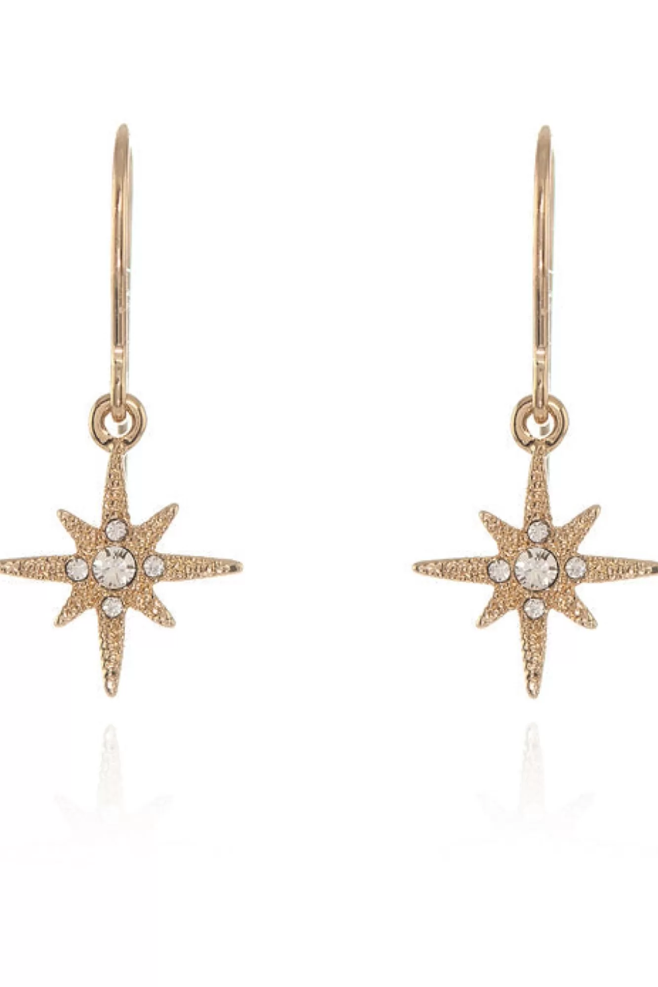 Jewellery^Cachet London North Star Earrings 18Ct Plated Gold