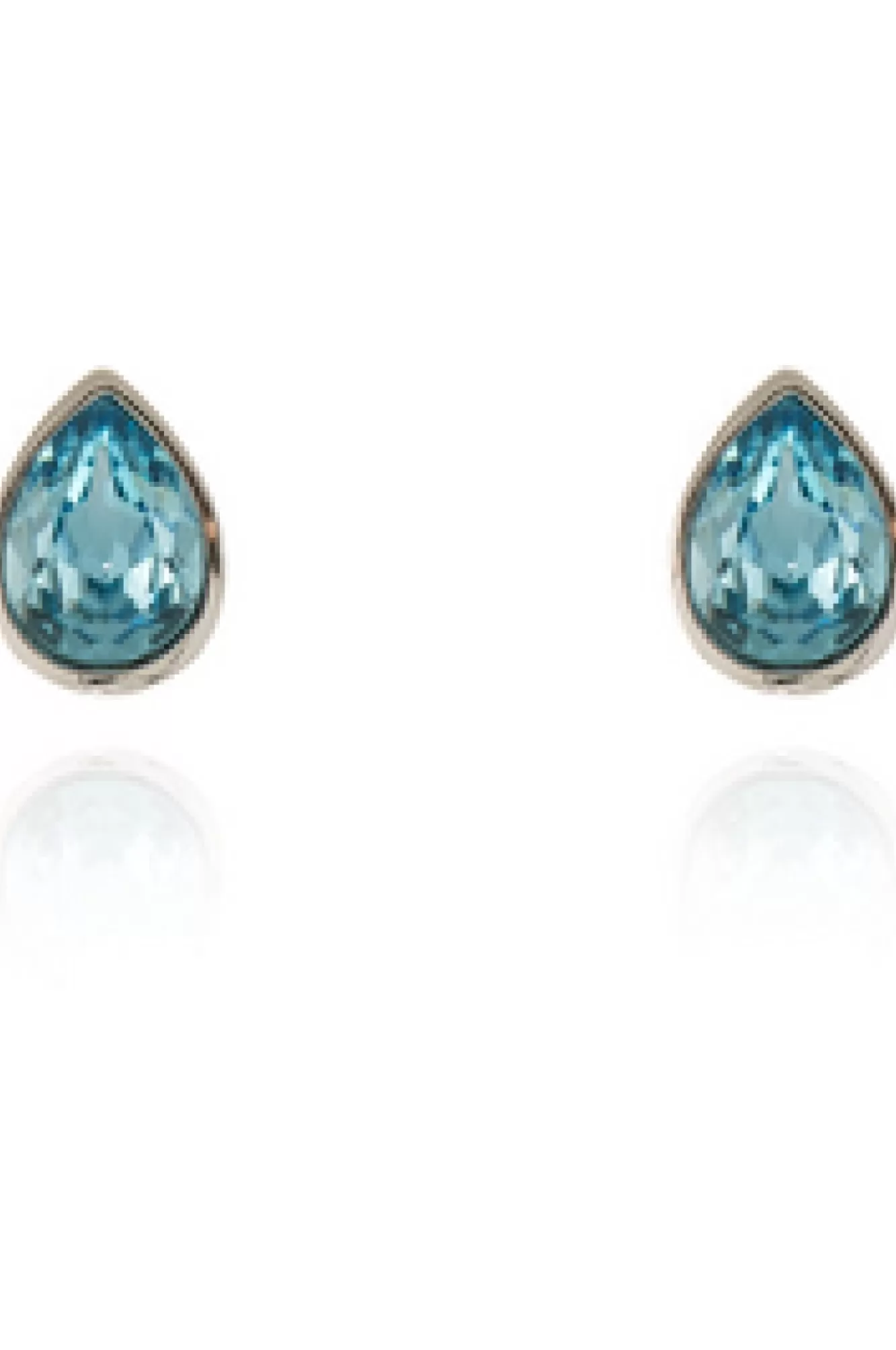 Jewellery^Cachet London Ran Earrings Aquamarine Crystal Platinum Blue