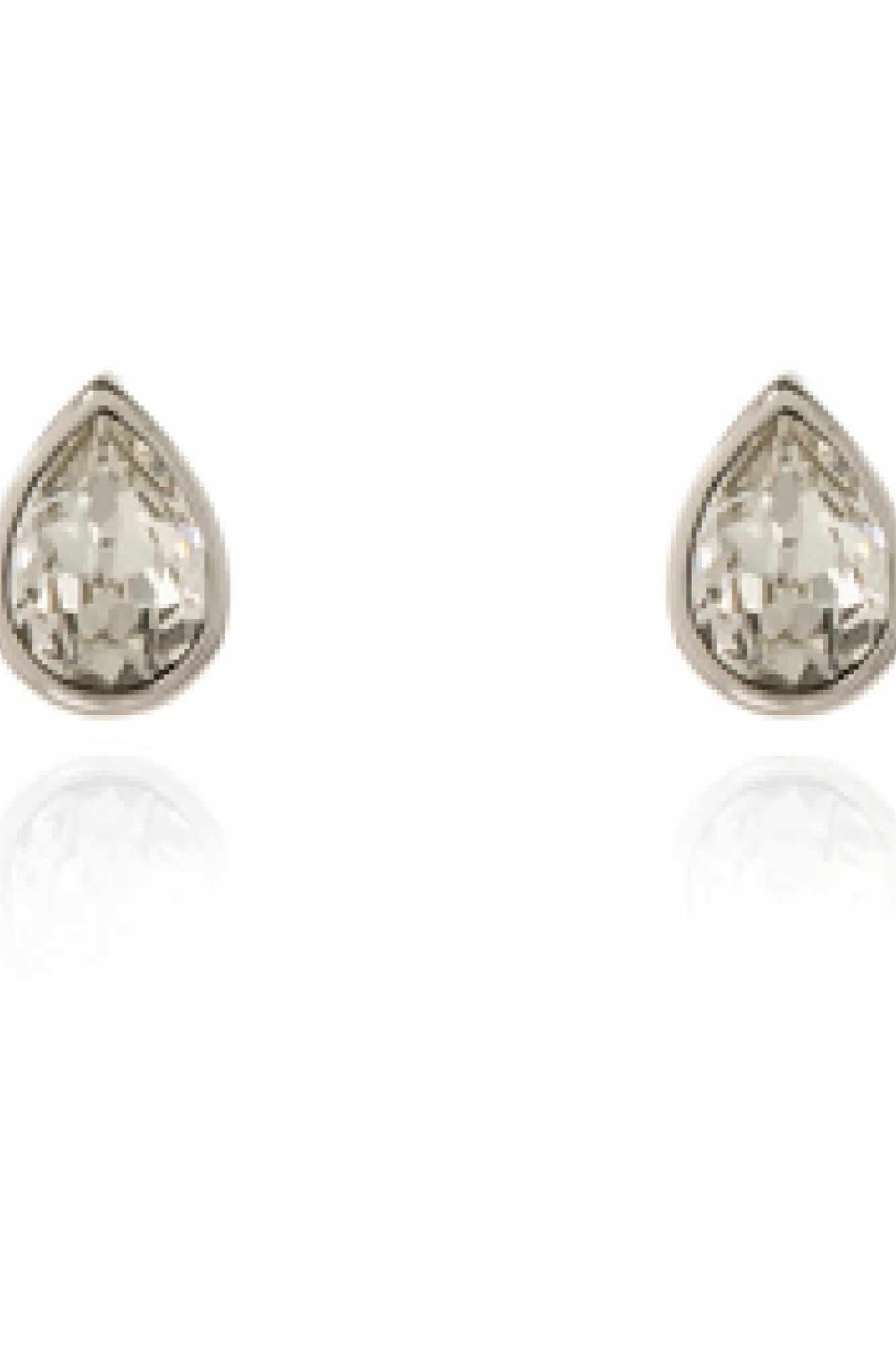 Jewellery^Cachet London Ran Earrings Clear Crystal Platinum Plated Silver