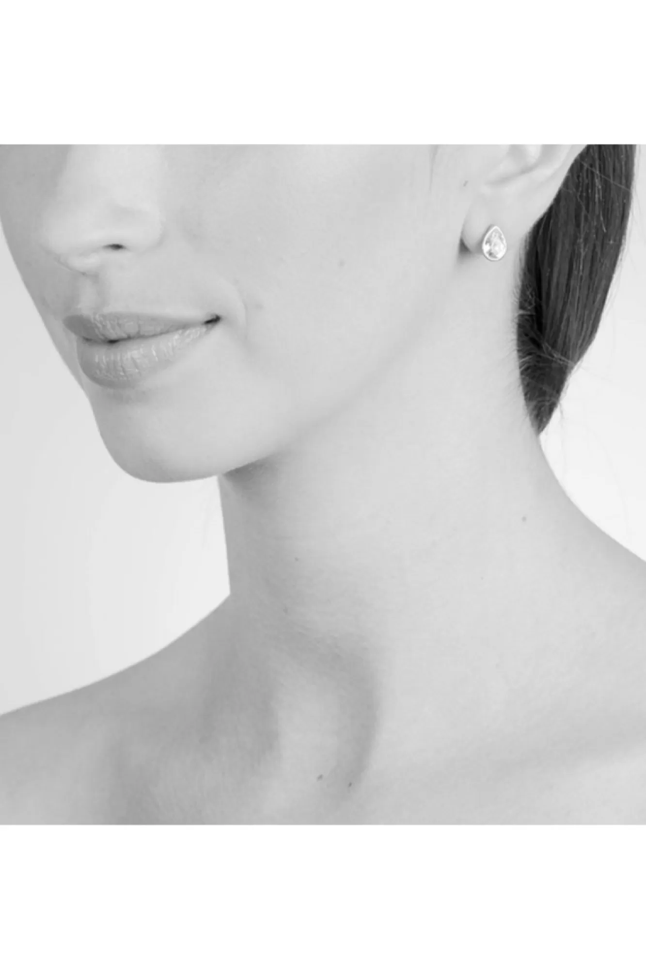 Jewellery^Cachet London Ran Earrings Clear Crystal Platinum Plated Silver