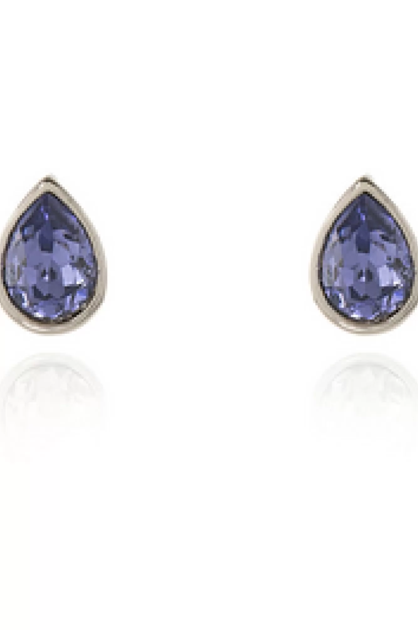 Jewellery^Cachet London Ran Earrings Tanzanite Crystal Platinum Plated Violet