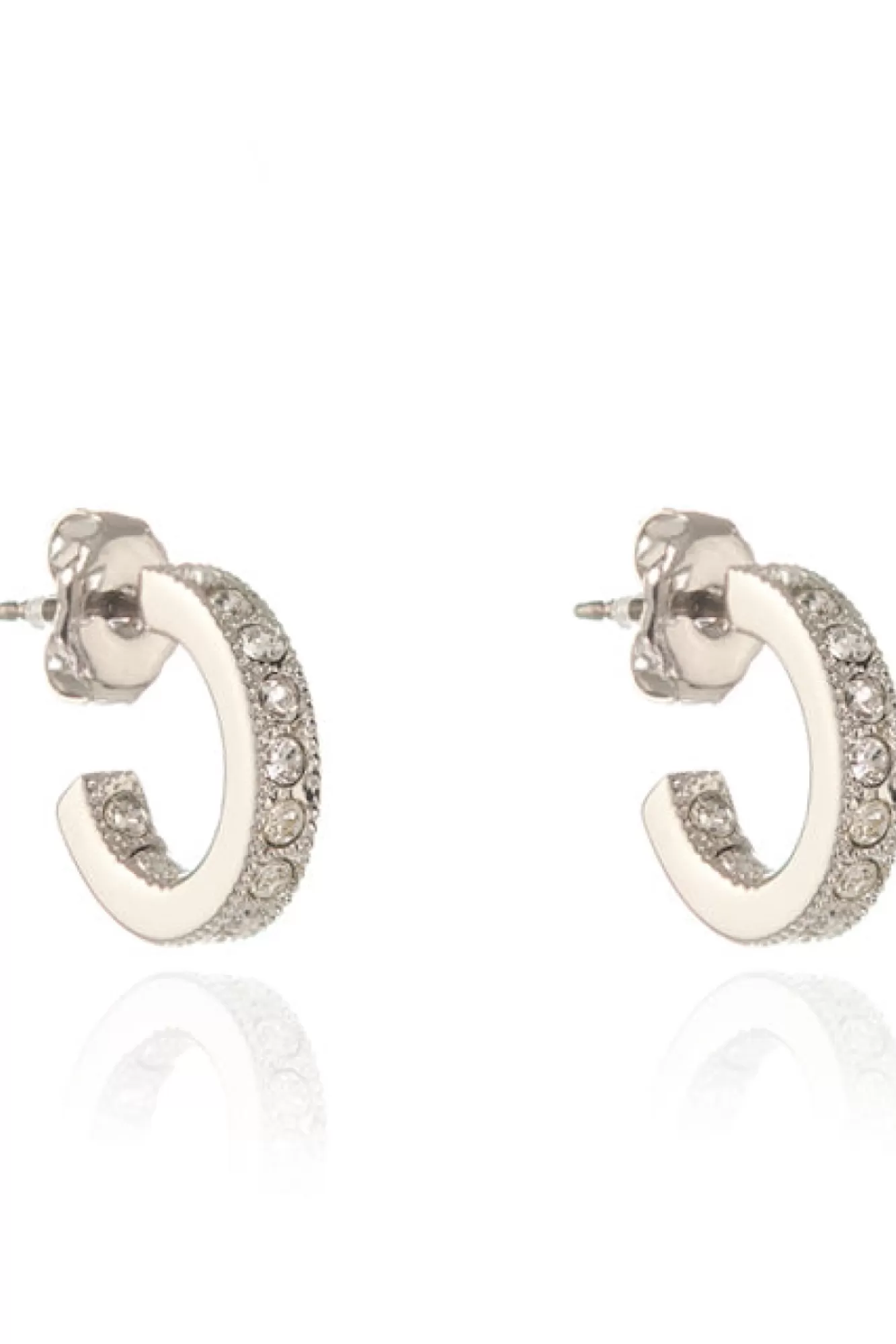 Jewellery^Cachet London Saga 12Mm Hoop Earrings Platinum Plated Silver