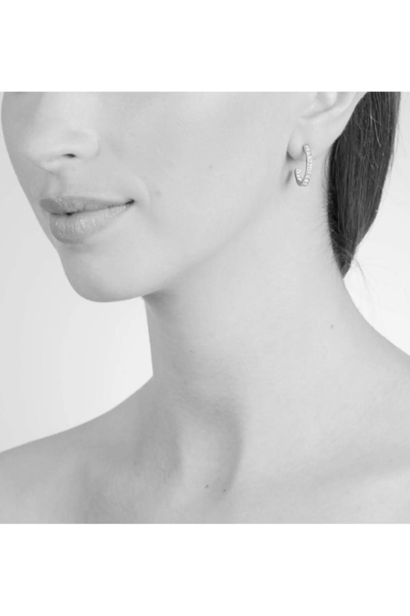 Jewellery^Cachet London Saga 18Mm Hoop Earrings 18Ct Pleated Gold