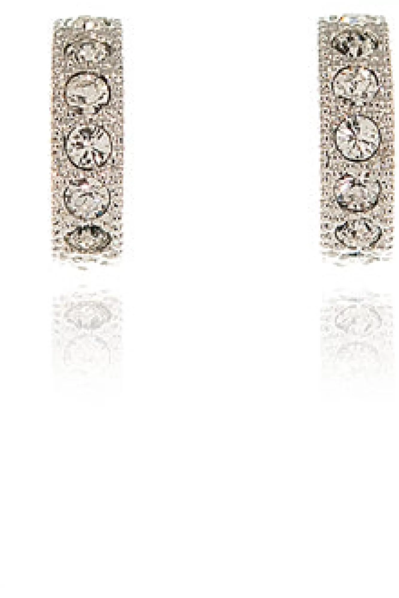 Jewellery^Cachet London Saga Earrings Platinum Plated Silver