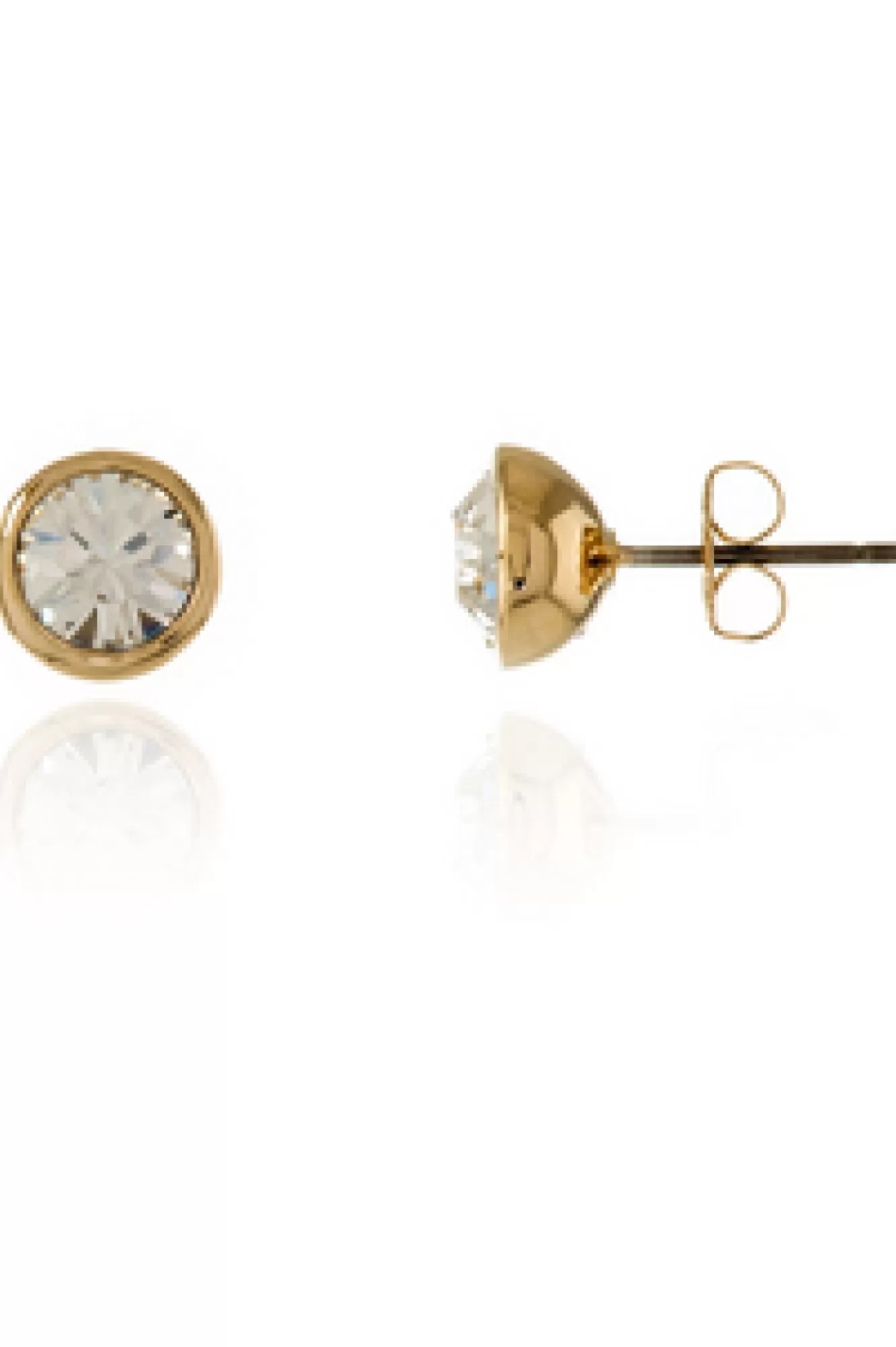 Jewellery^Cachet London Thisbe Earrings Clear Crystal 18Ct Gold Plated White