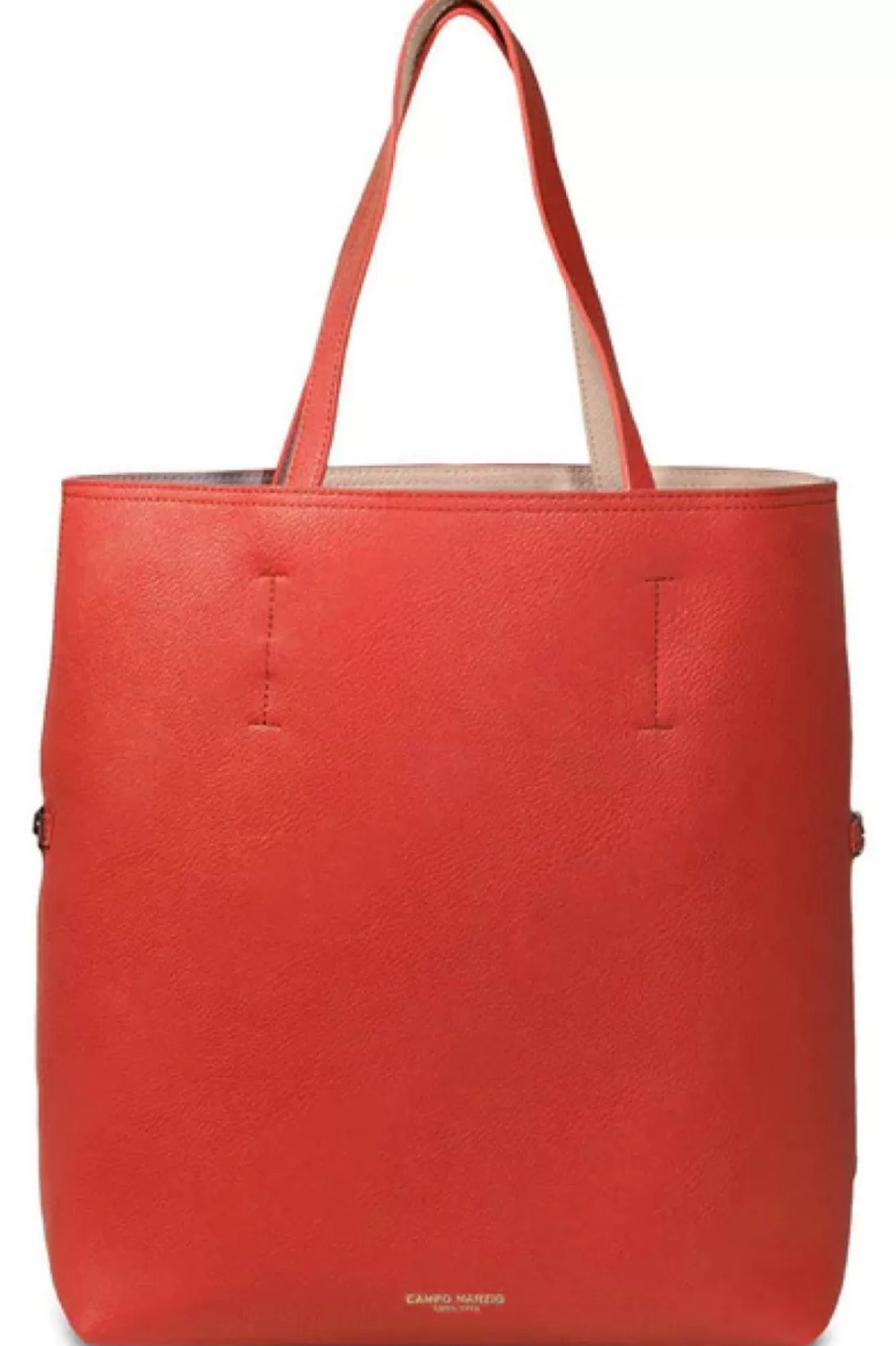 Bags^Campo Marzio Reversible Tote Bag With Crossbody Strap Reddishorange