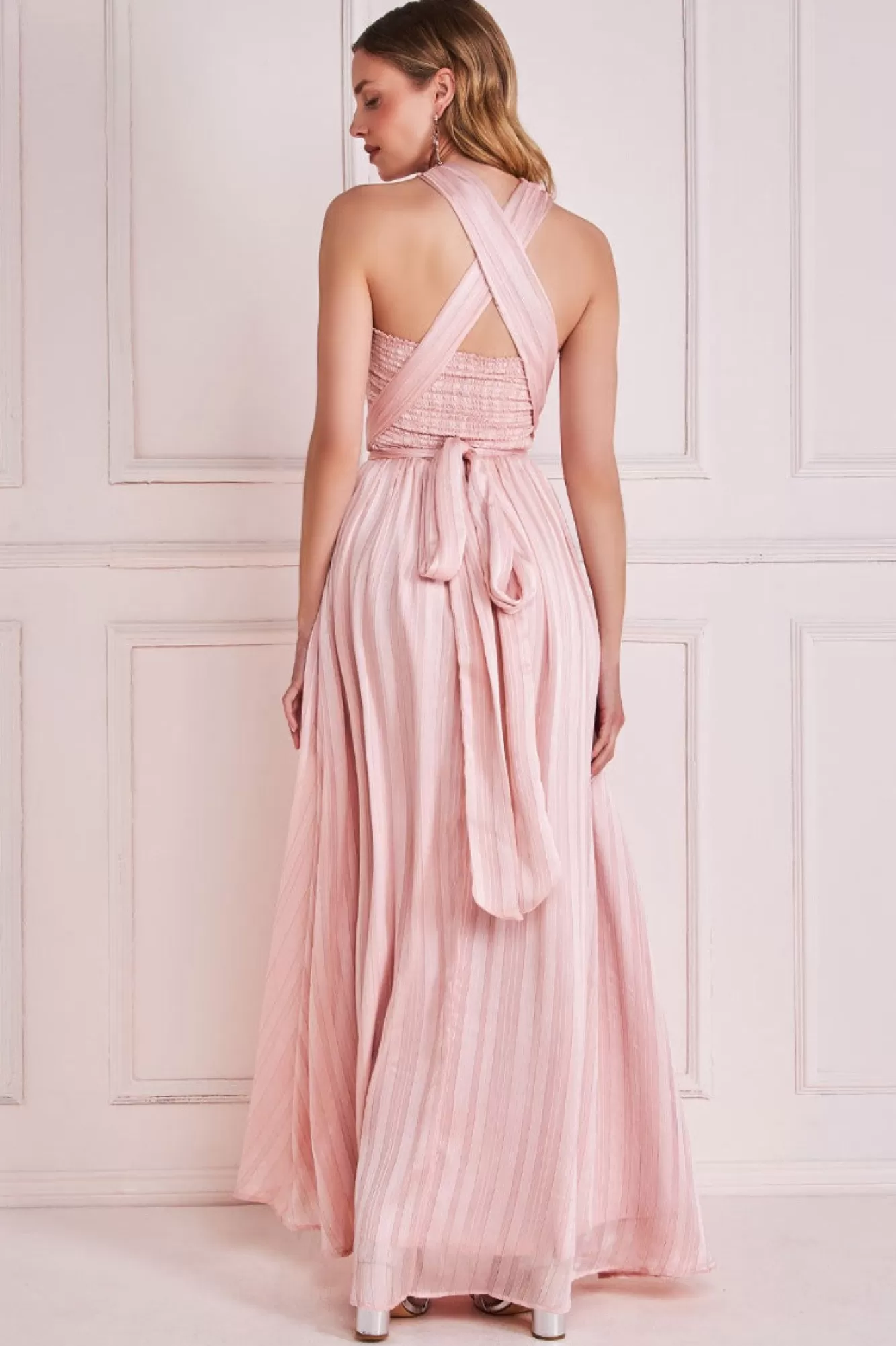 Maxi Dresses^* Crossover Multiway Maxi Dress Blush