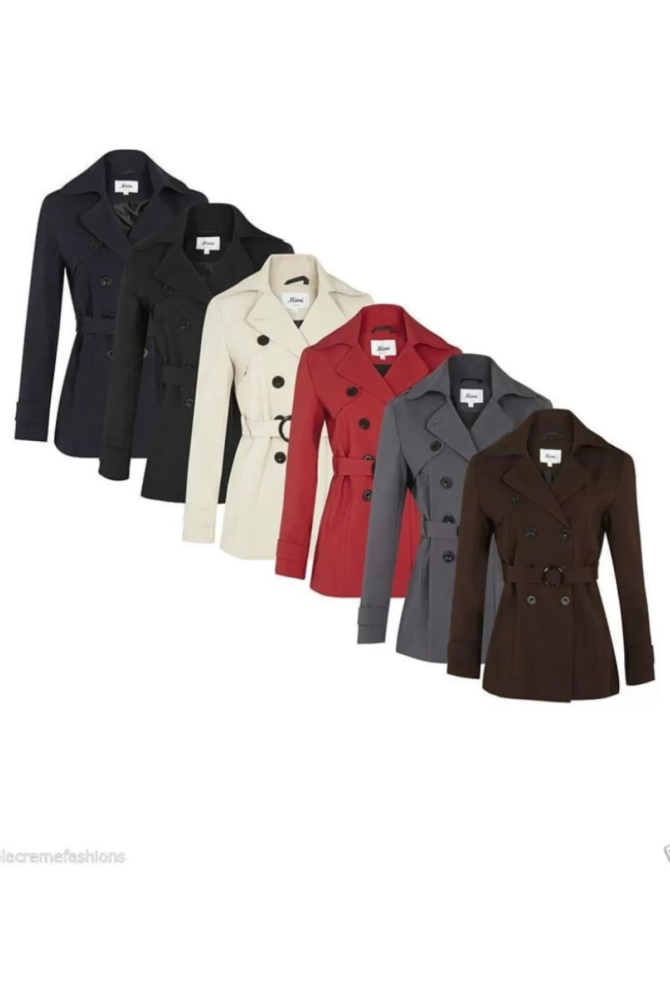 Outerwear^De La Creme Fashions Double Breasted Short Coat