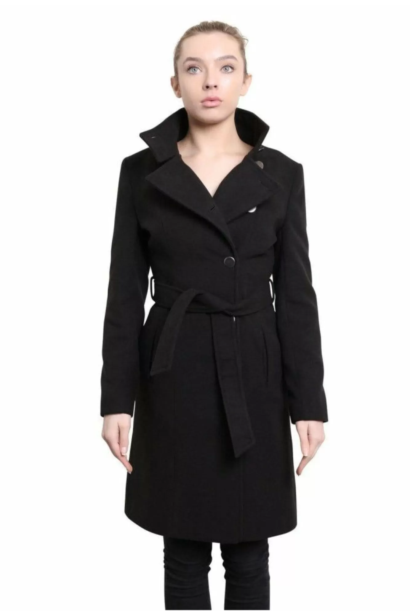 Outerwear^De La Creme Fashions Women Hip Length Keep It Simple Coat
