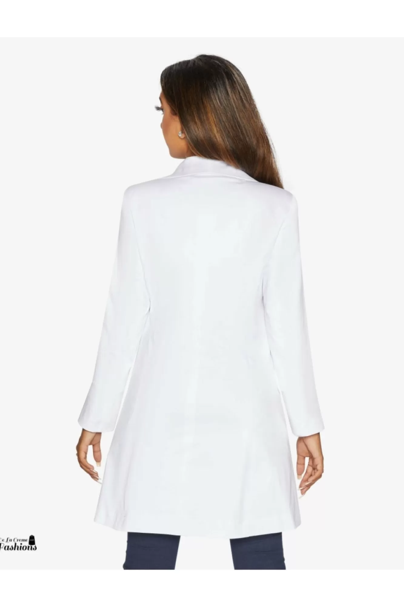Outerwear^De La Creme Fashions Womens Double Breasted Longline Blazer