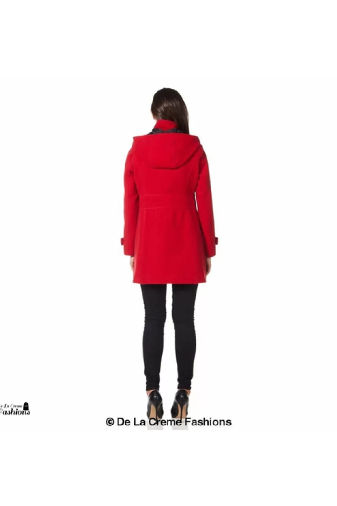 Outerwear^De La Creme Fashions Womens Hooded Zip Toggle Fastened Coat Default