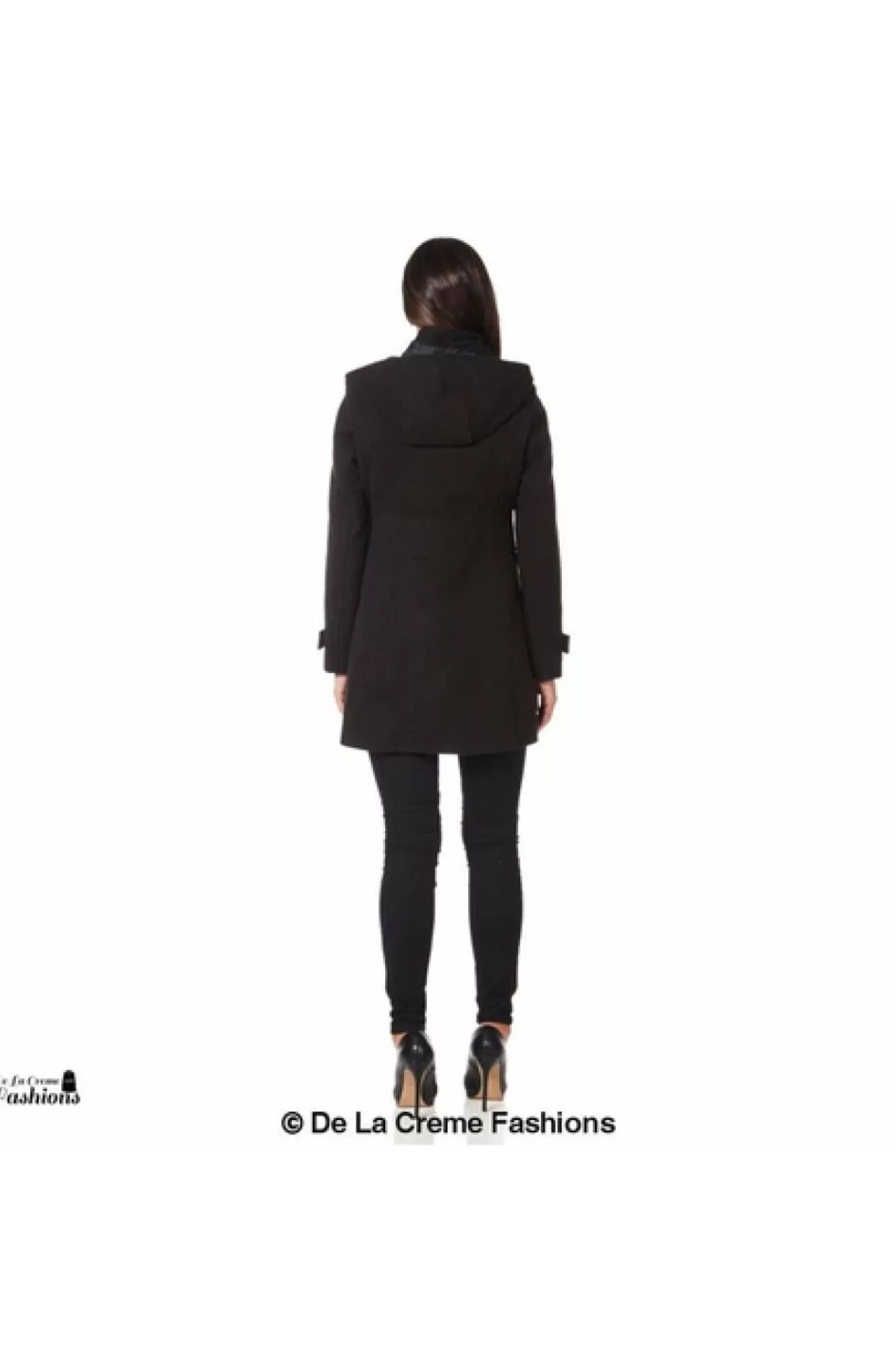 Outerwear^De La Creme Fashions Womens Hooded Zip Toggle Fastened Coat Default