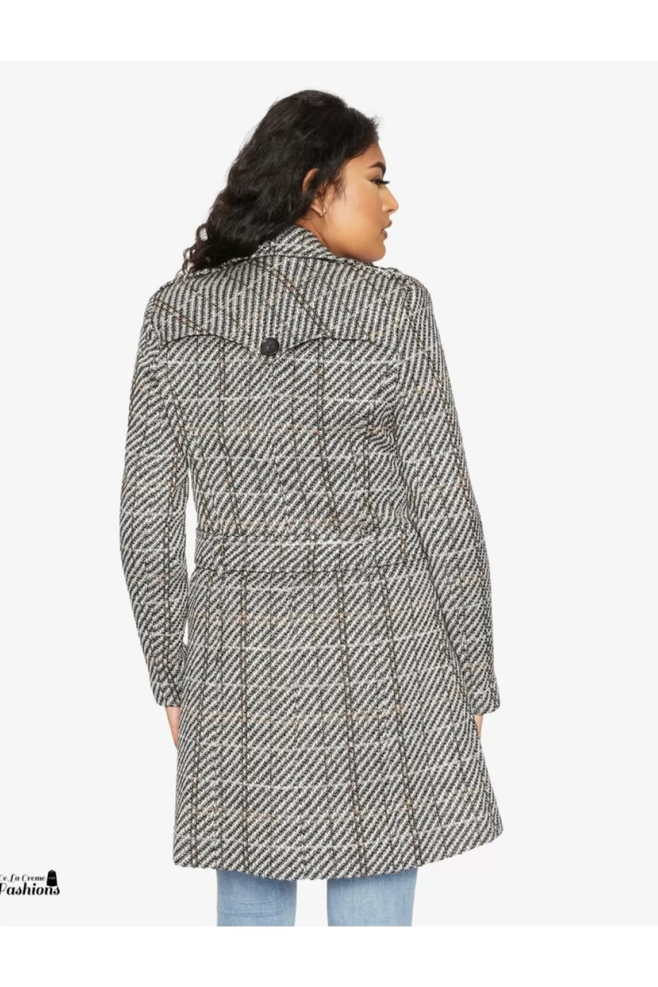 Outerwear^De La Creme Fashions Wool Blend Double Breast Military Coat