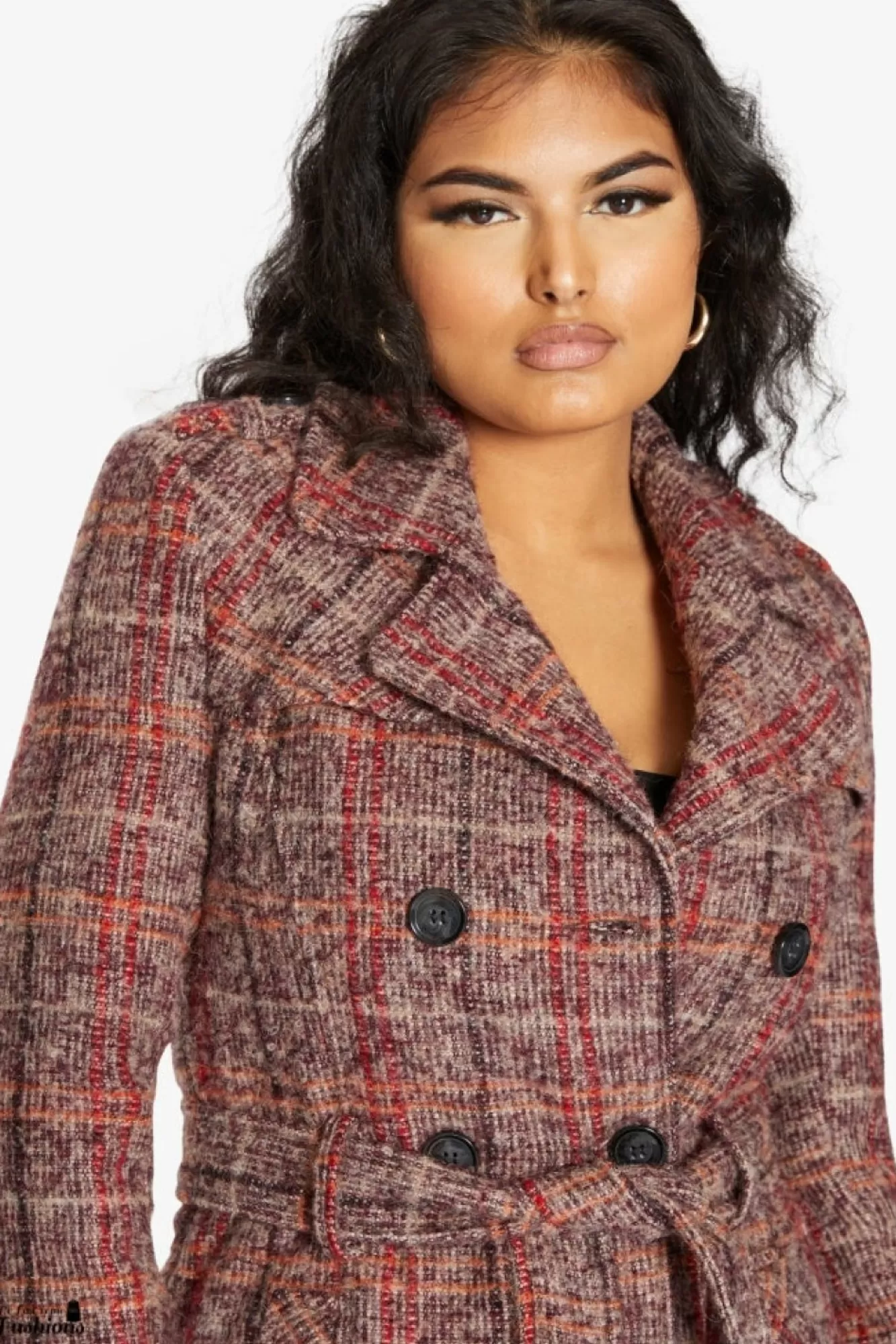 Outerwear^De La Creme Fashions Wool Blend Double Breast Military Coat