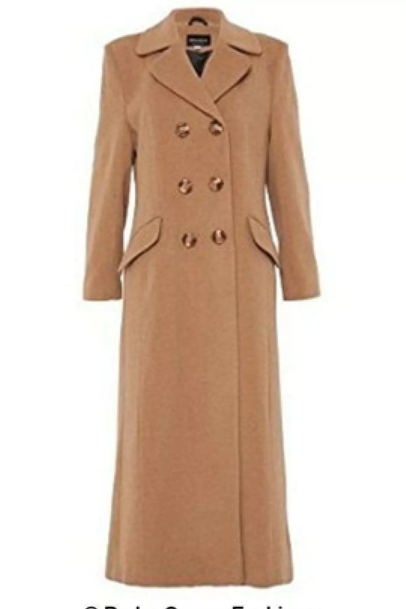Outerwear^De La Creme Fashions Wool Blend Double Breasted Long Coat