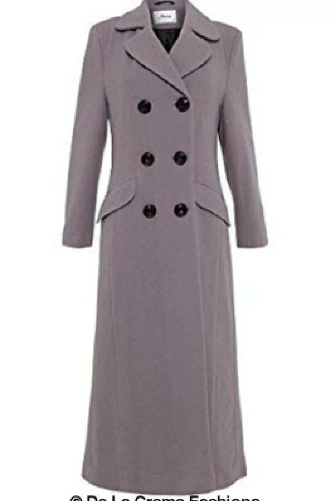 Outerwear^De La Creme Fashions Wool Blend Double Breasted Long Coat
