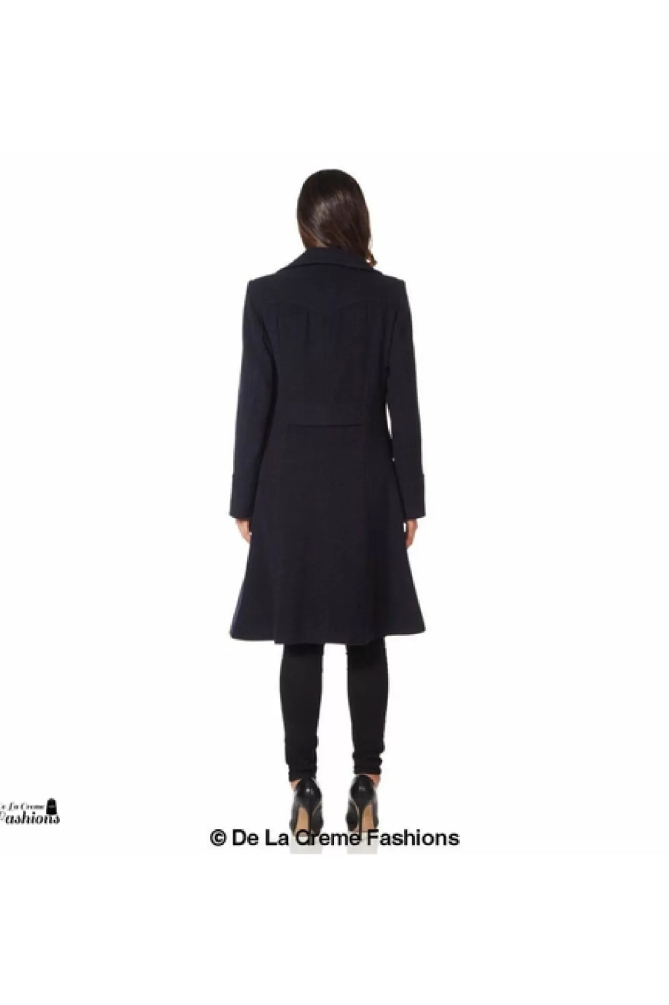 Outerwear^De La Creme Fashions Wool Blend Double Breasted Midi Coat