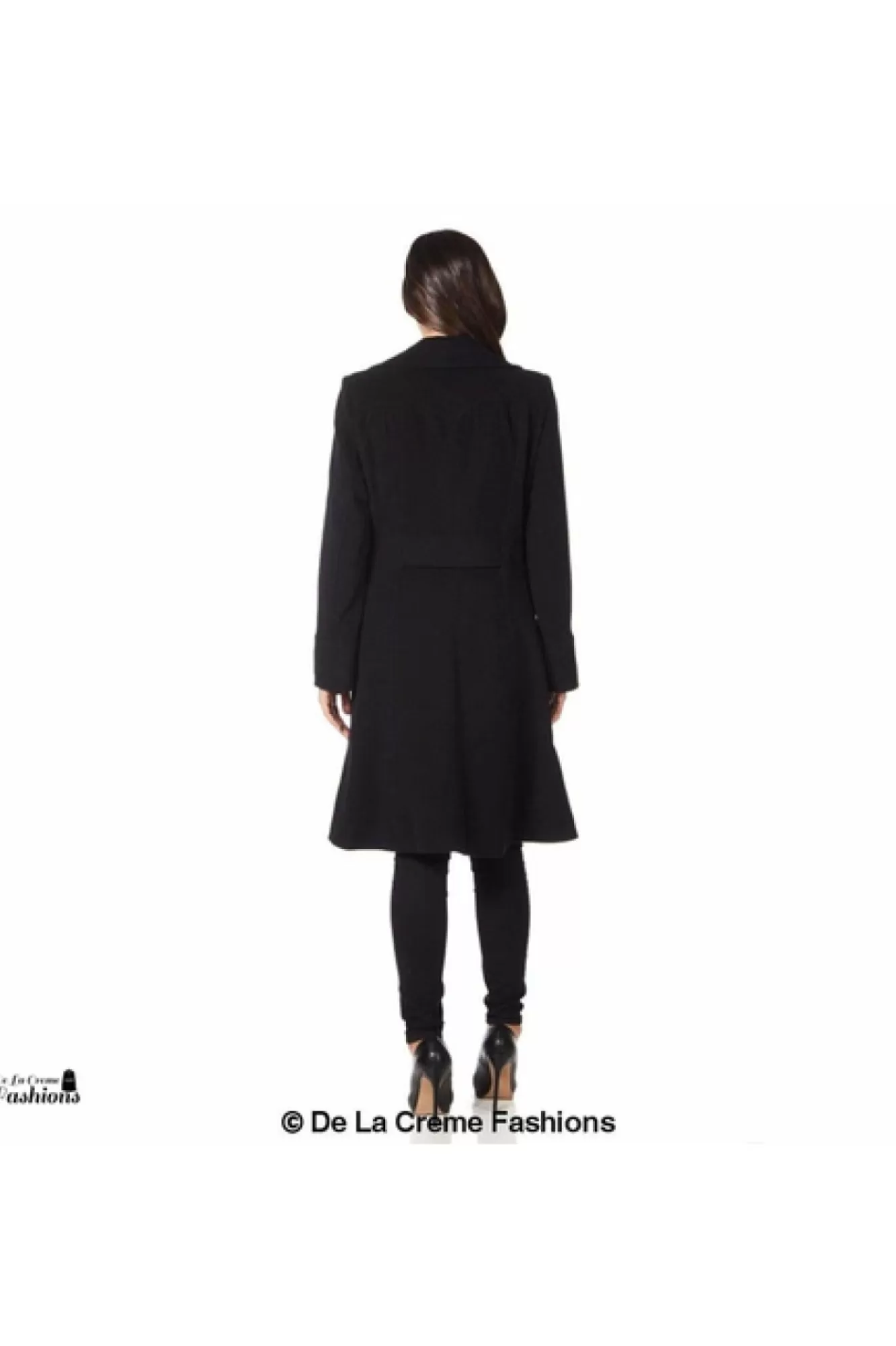 Outerwear^De La Creme Fashions Wool Blend Double Breasted Midi Coat