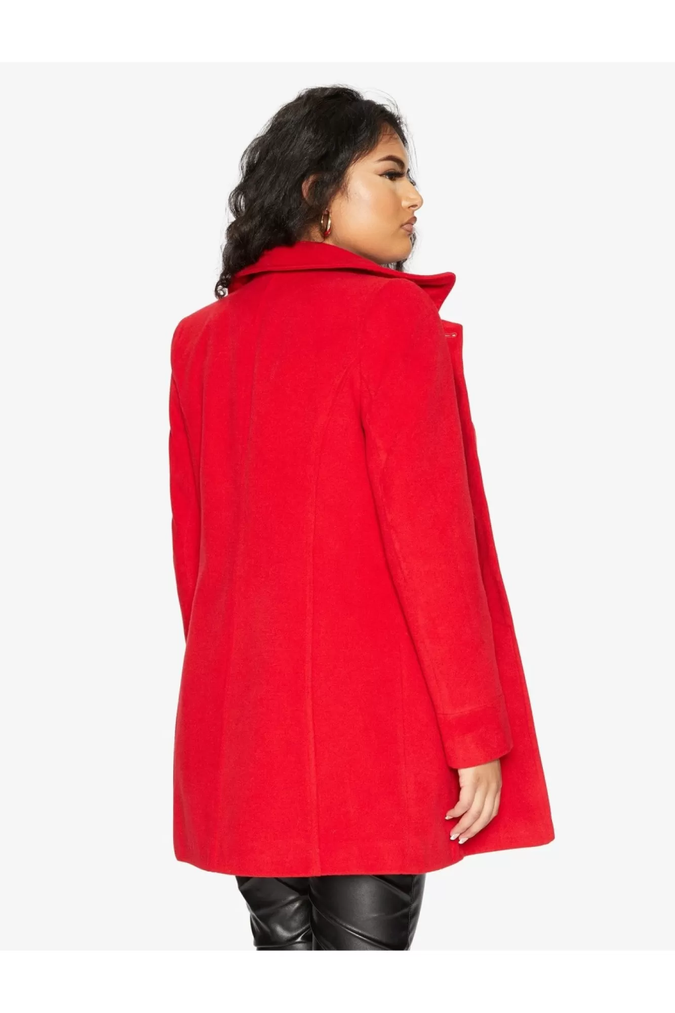 Outerwear^De La Creme Fashions Wool Blend Hip Length Covert Coat