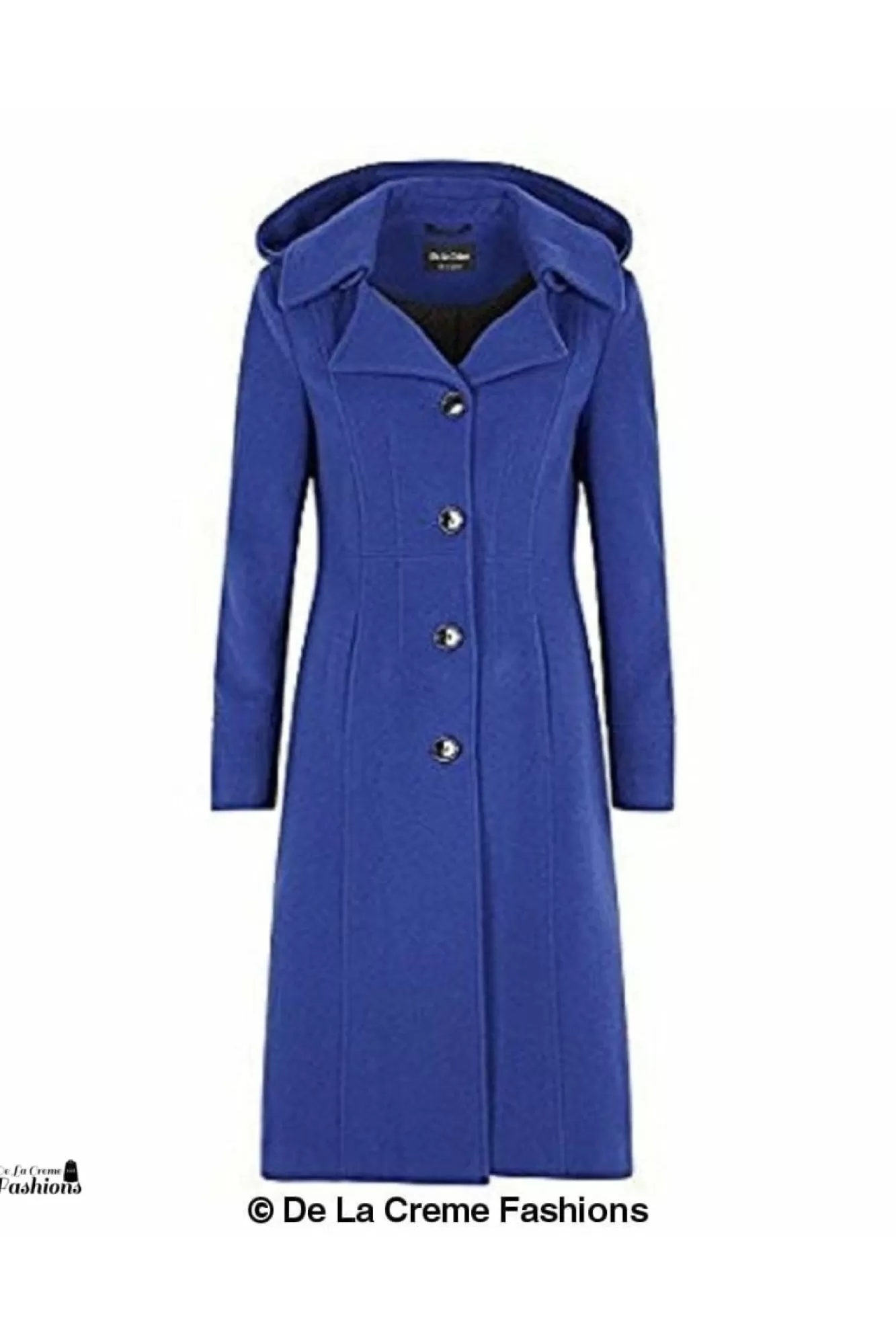 Outerwear^De La Creme Fashions Wool Blend Hooded Mid Length Coat