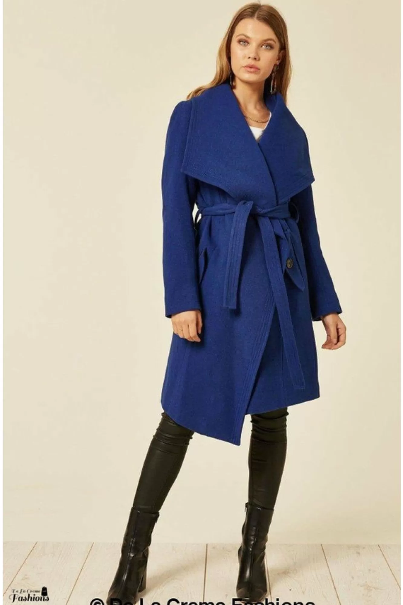 Outerwear^De La Creme Fashions Wool Blend Large Lapel Duster Coat