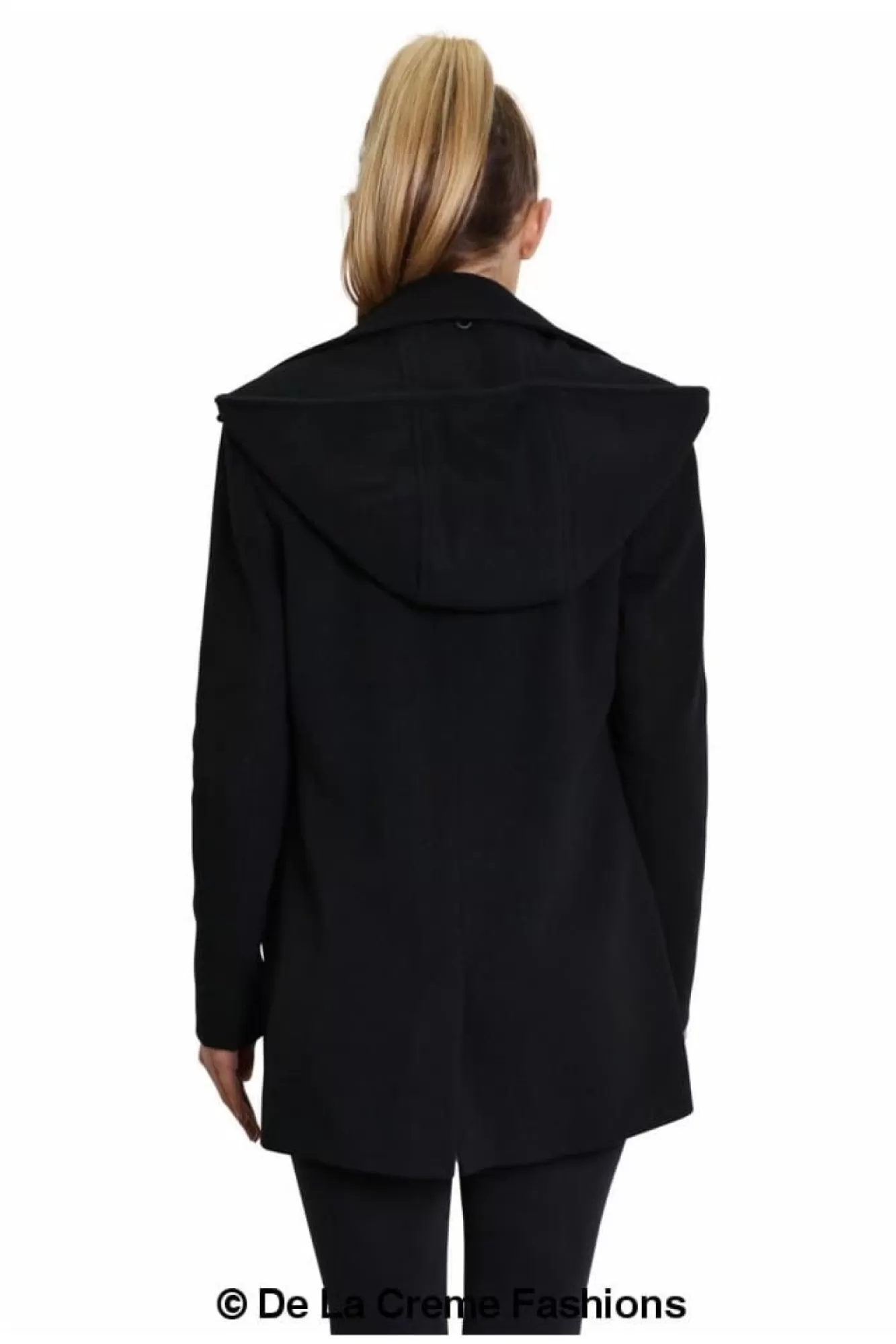 Outerwear^De La Creme Fashions Wool Blend Zip Up Hooded Coat