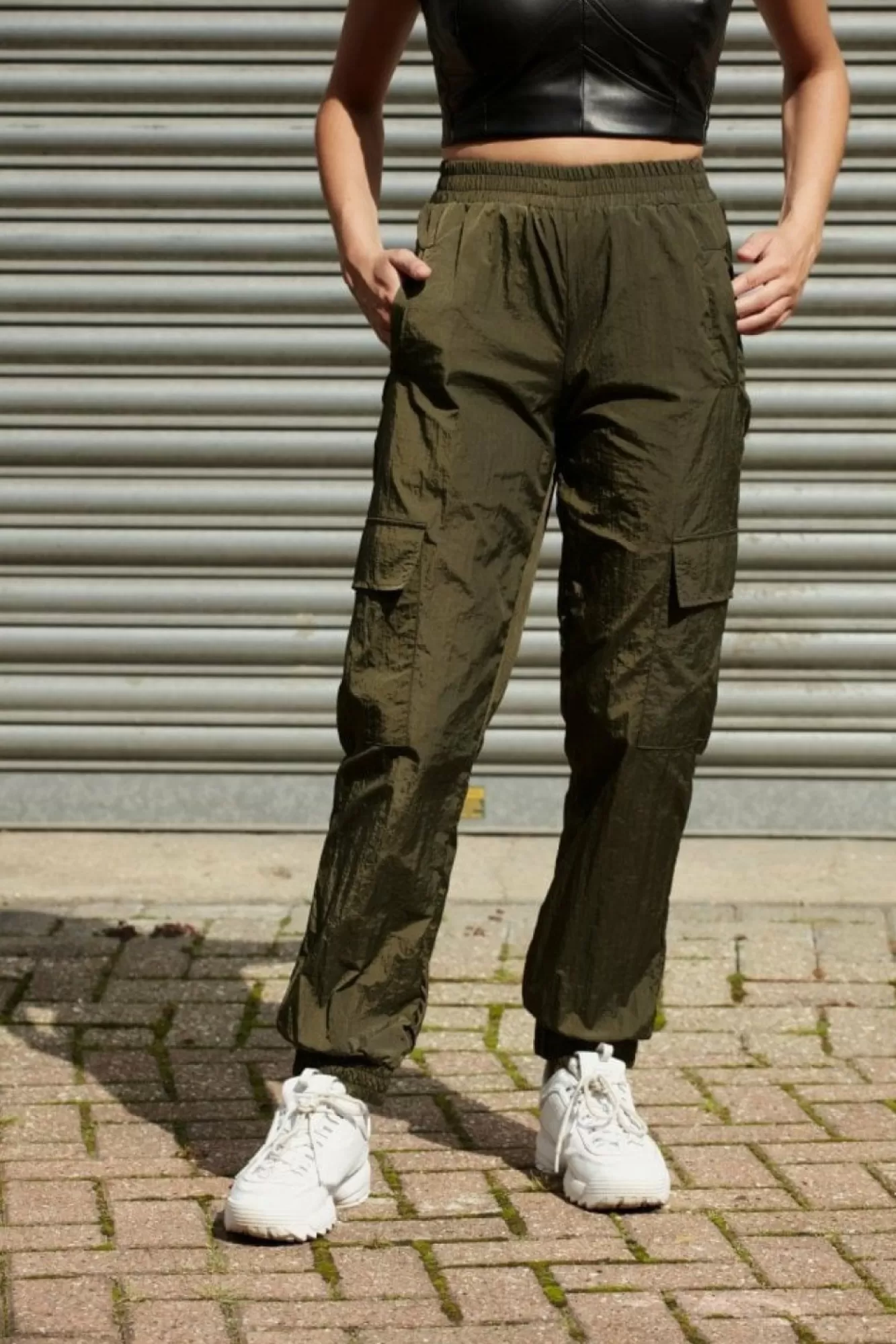 Trousers^Double Second Cargo Trousers Khaki