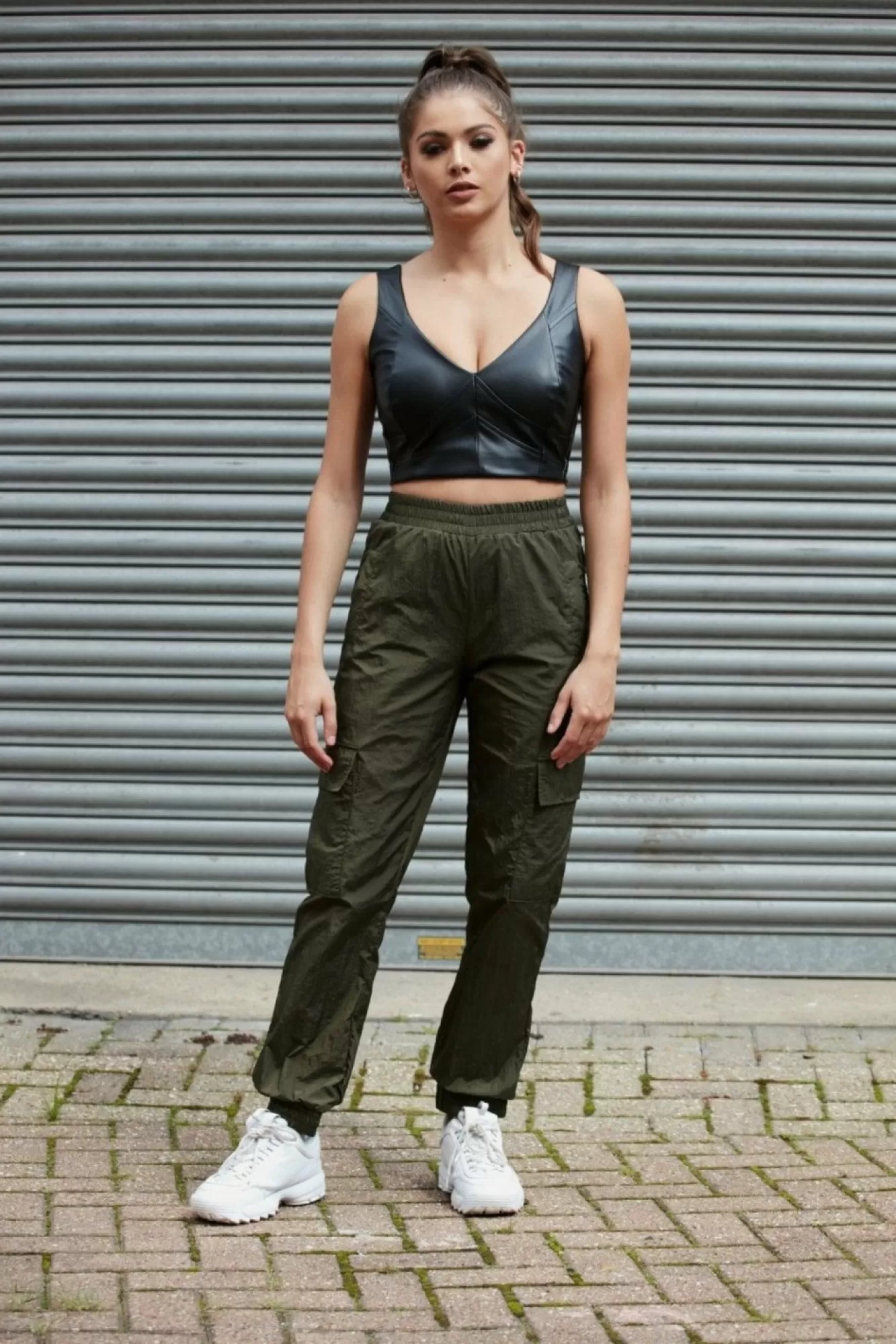 Trousers^Double Second Cargo Trousers Khaki